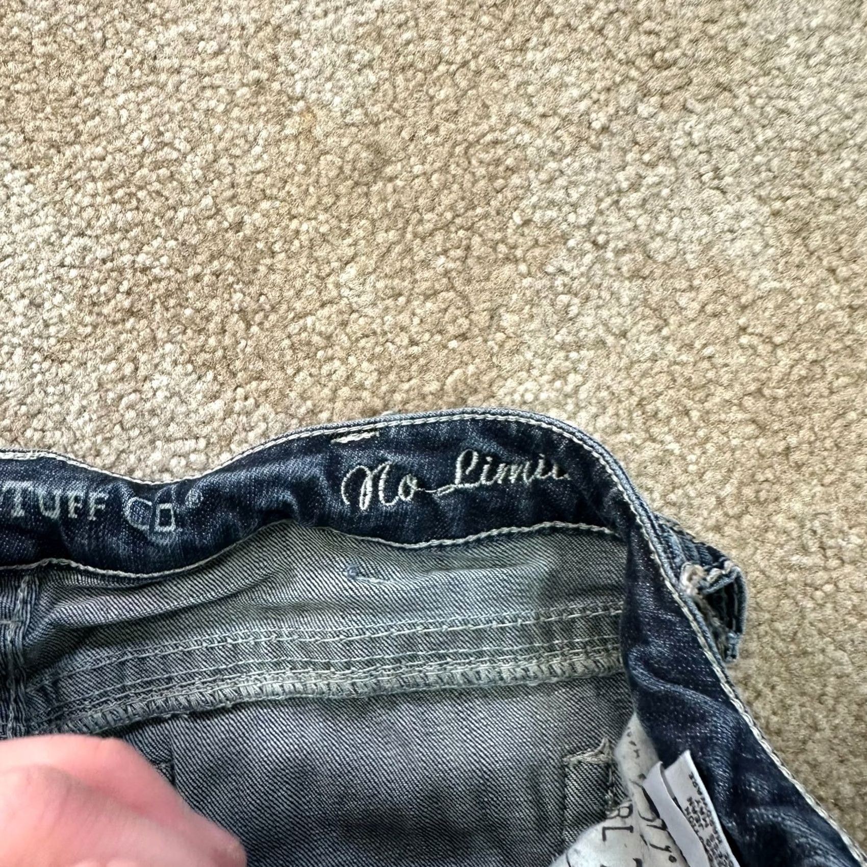 Vintage Cowgirl Tuff Jeans Womens 28x31 Bootcut Denim Western Cowgirl Tuff Blue 28 31 Vintage No Size 28" / US 6 / IT 42 - 4 Thumbnail