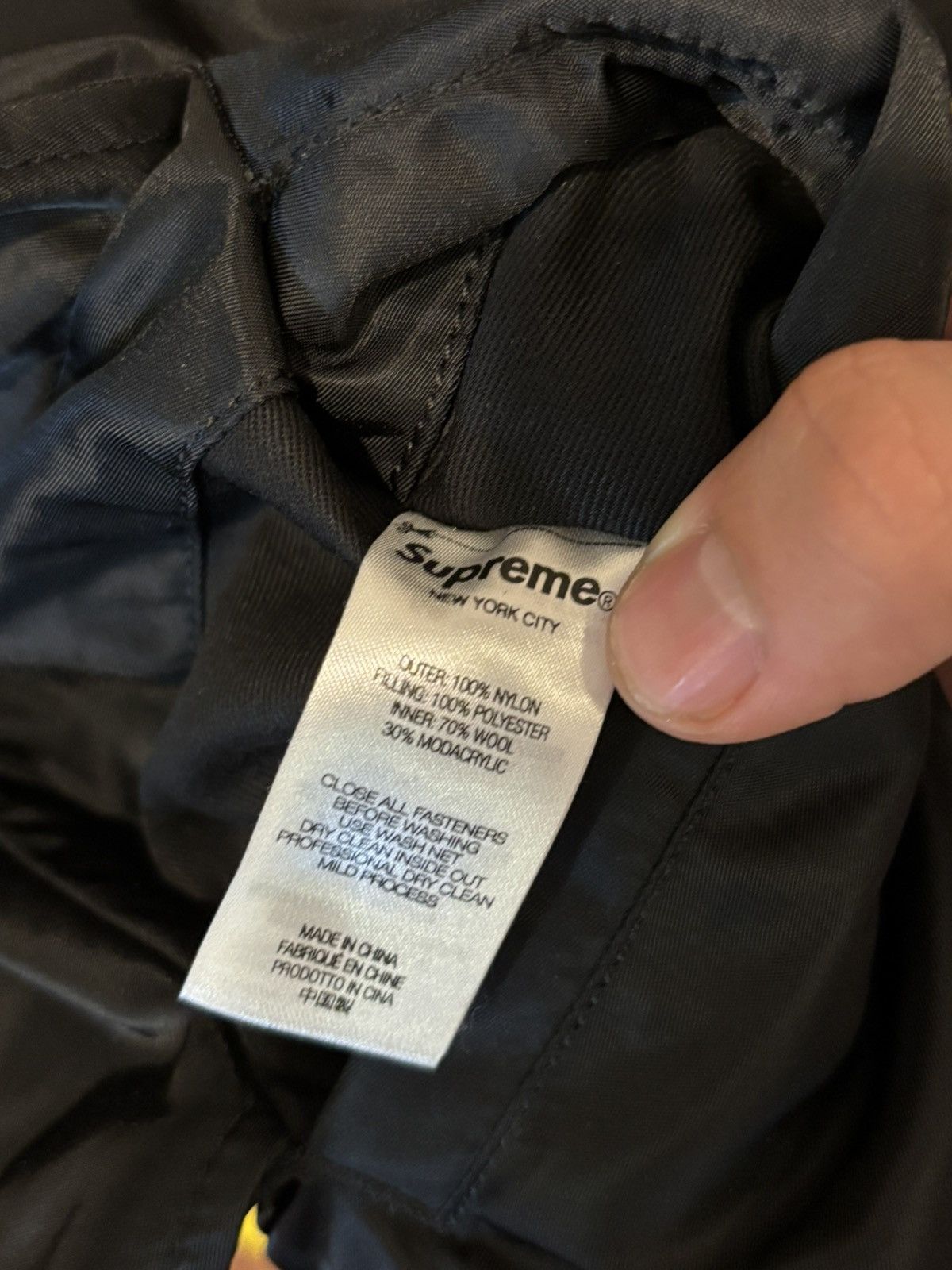 Supreme Supreme Reversible MA-1 Faux Fur Reversible Black Size US L / EU 52-54 / 3 - 6 Thumbnail