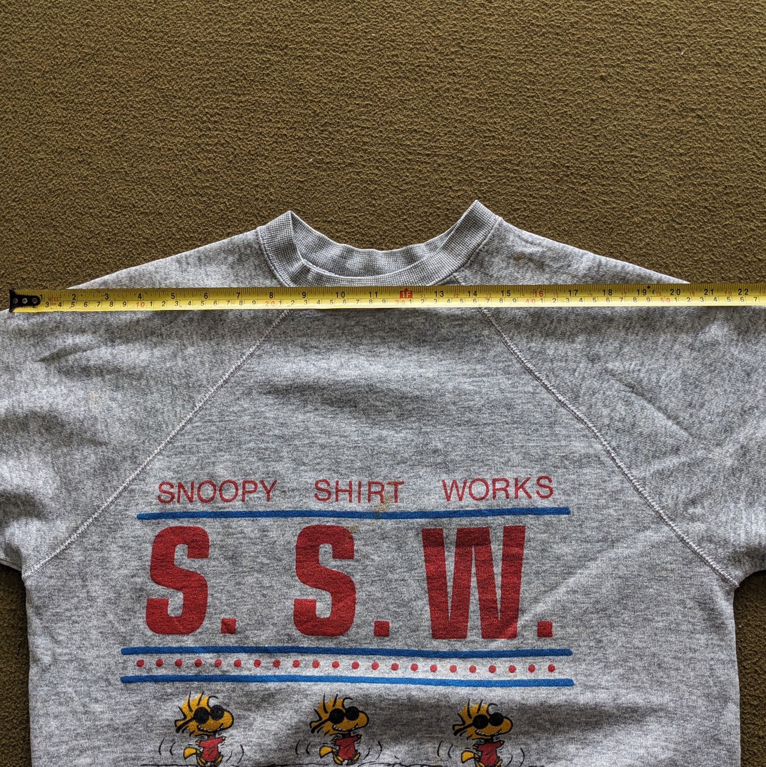 Vintage Vintage SNOOPY Shirts Works Streetwear Sweatshirt Size US S / EU 44-46 / 1 - 5 Thumbnail