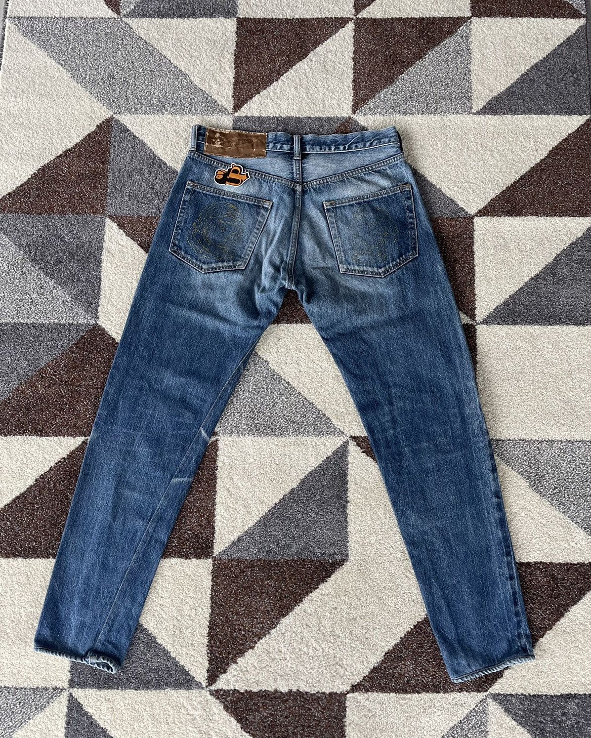 Billionaire Boys Club OG BBC Ice Cream Running Dog Denim Jeans Size US 30 / EU 46 - 5 Thumbnail
