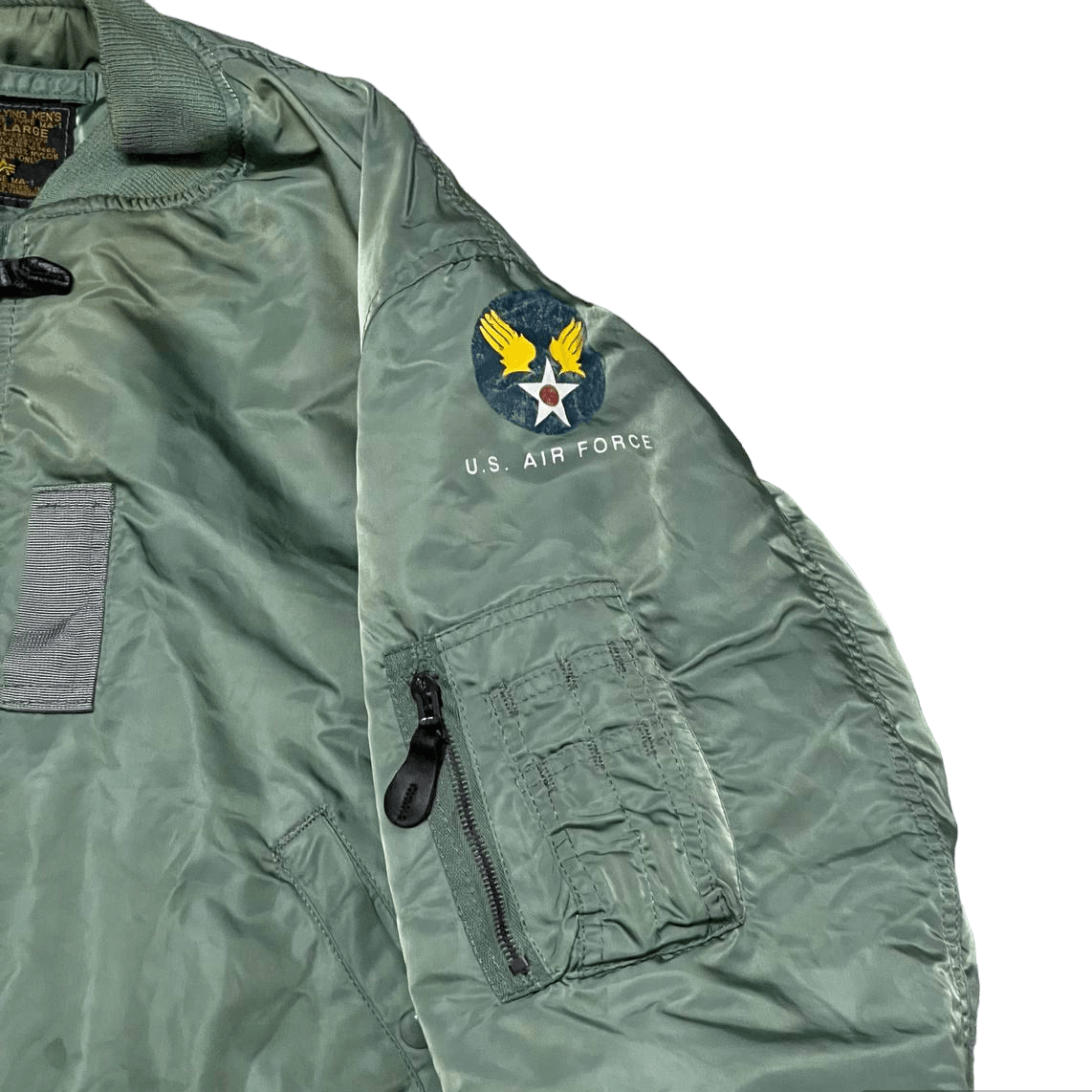 Alpha Industries Vintage Alpha Industries Us Air Force Bomber Jacket Ma 1 Size US XL / EU 56 / 4 - 5 Thumbnail