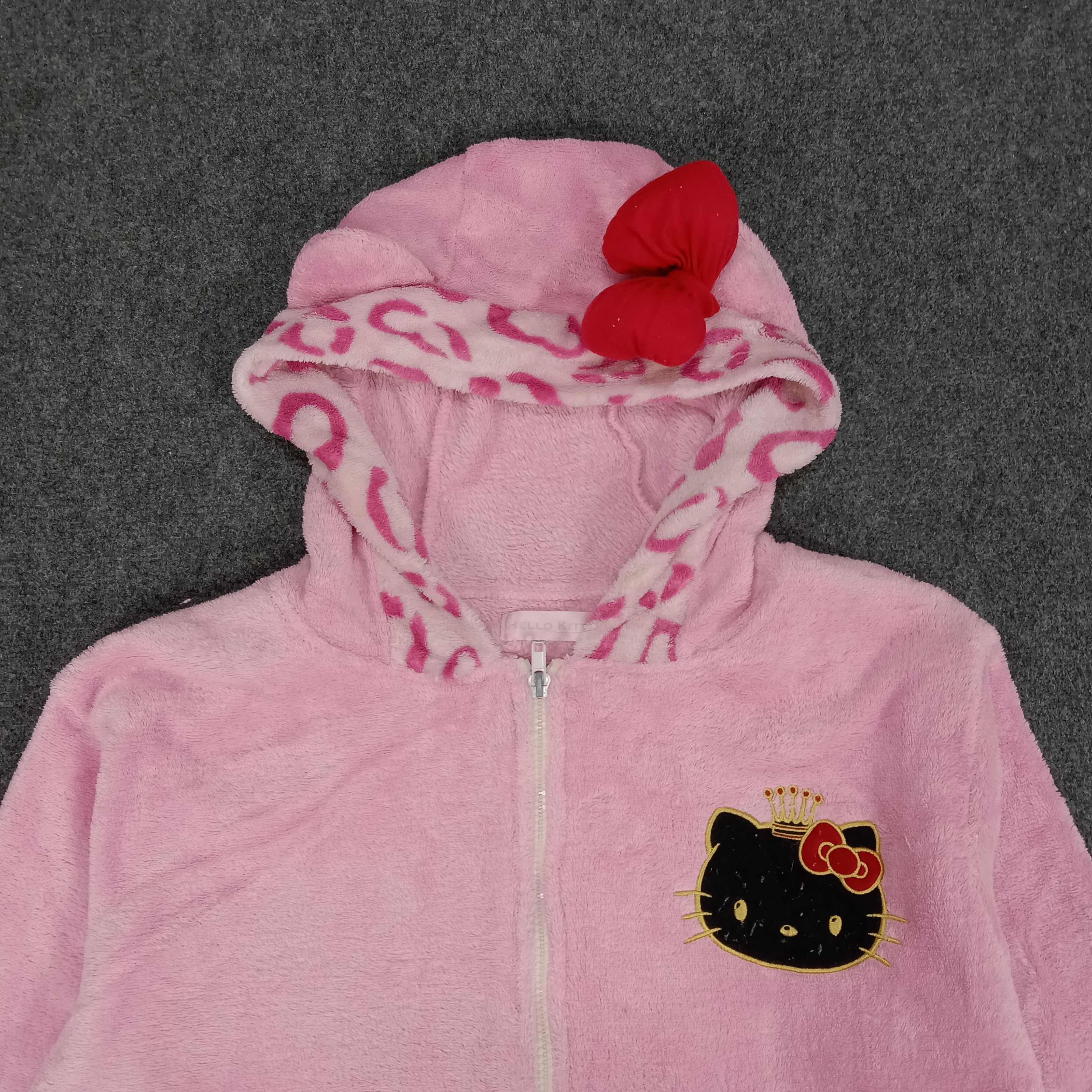 Cartoon Network × Vintage Hello Kitty American Cartoon Sherpa Hoodies Size S / US 4 / IT 40 - 5 Thumbnail