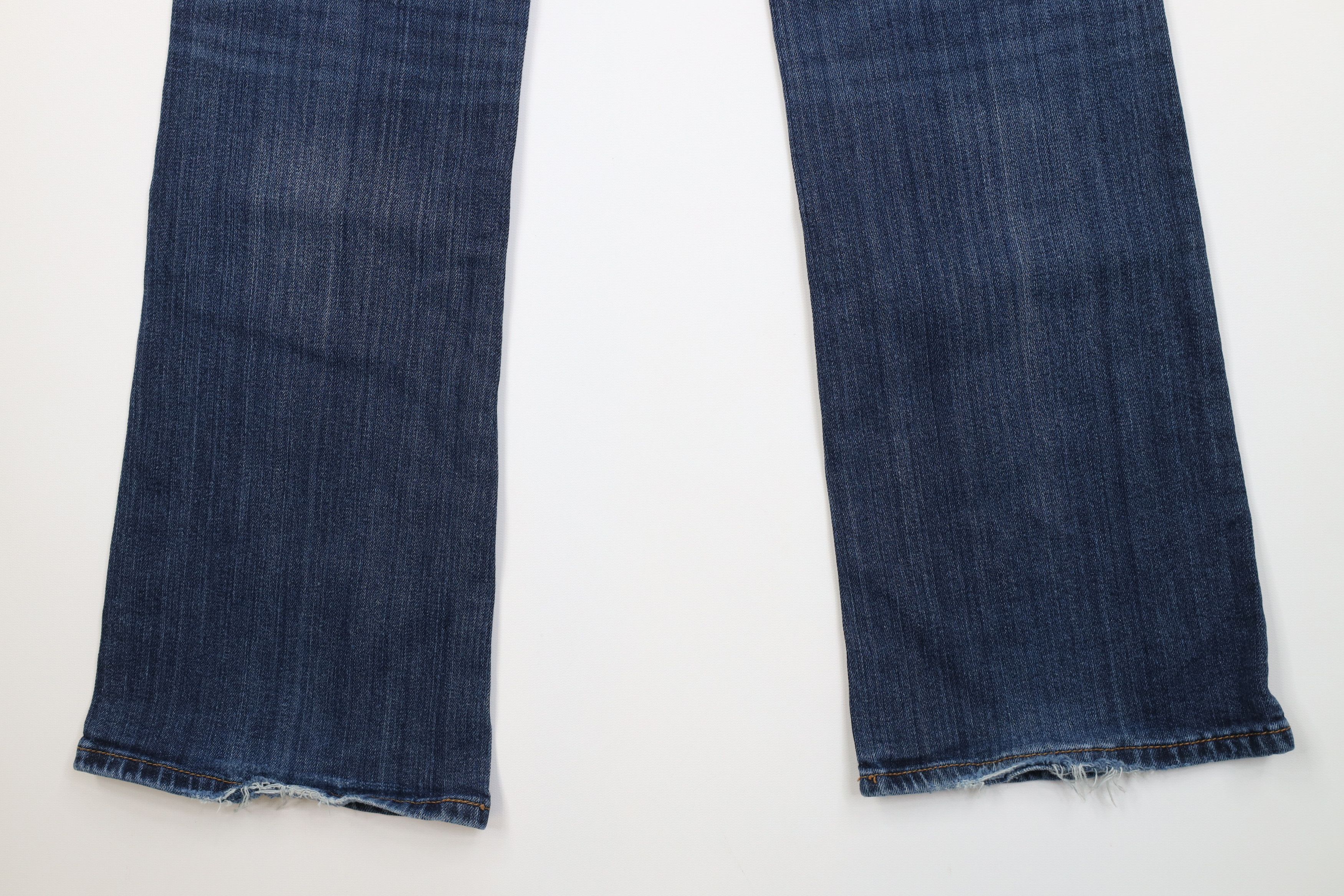 American Eagle Outfitters Vintage Y2K American Eagle Boyfriend Flared Jeans Blue Size 28" / US 6 / IT 42 - 12 Thumbnail