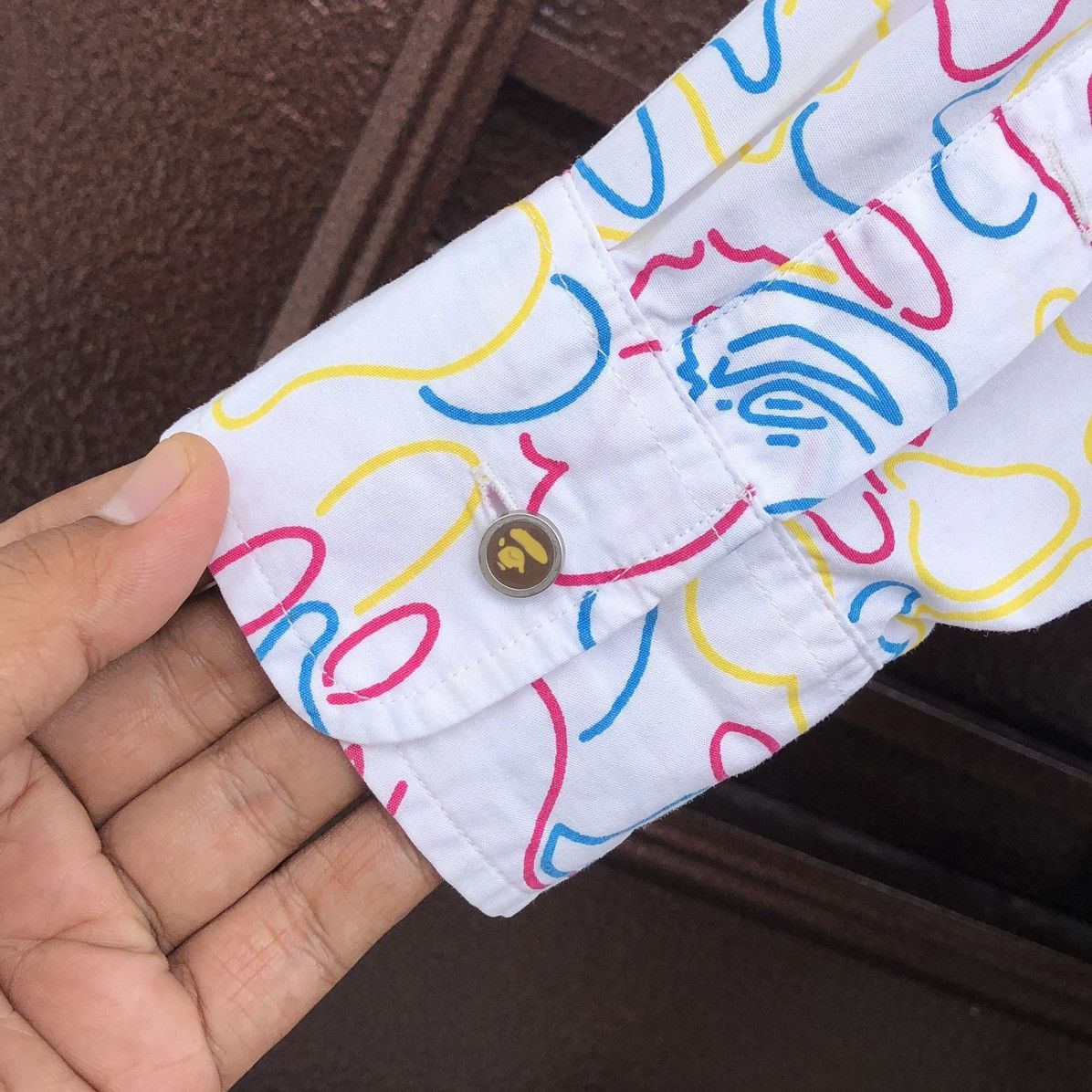 Bape Neon Camo Button Up Shirt Size US S / EU 44-46 / 1 - 11 Thumbnail