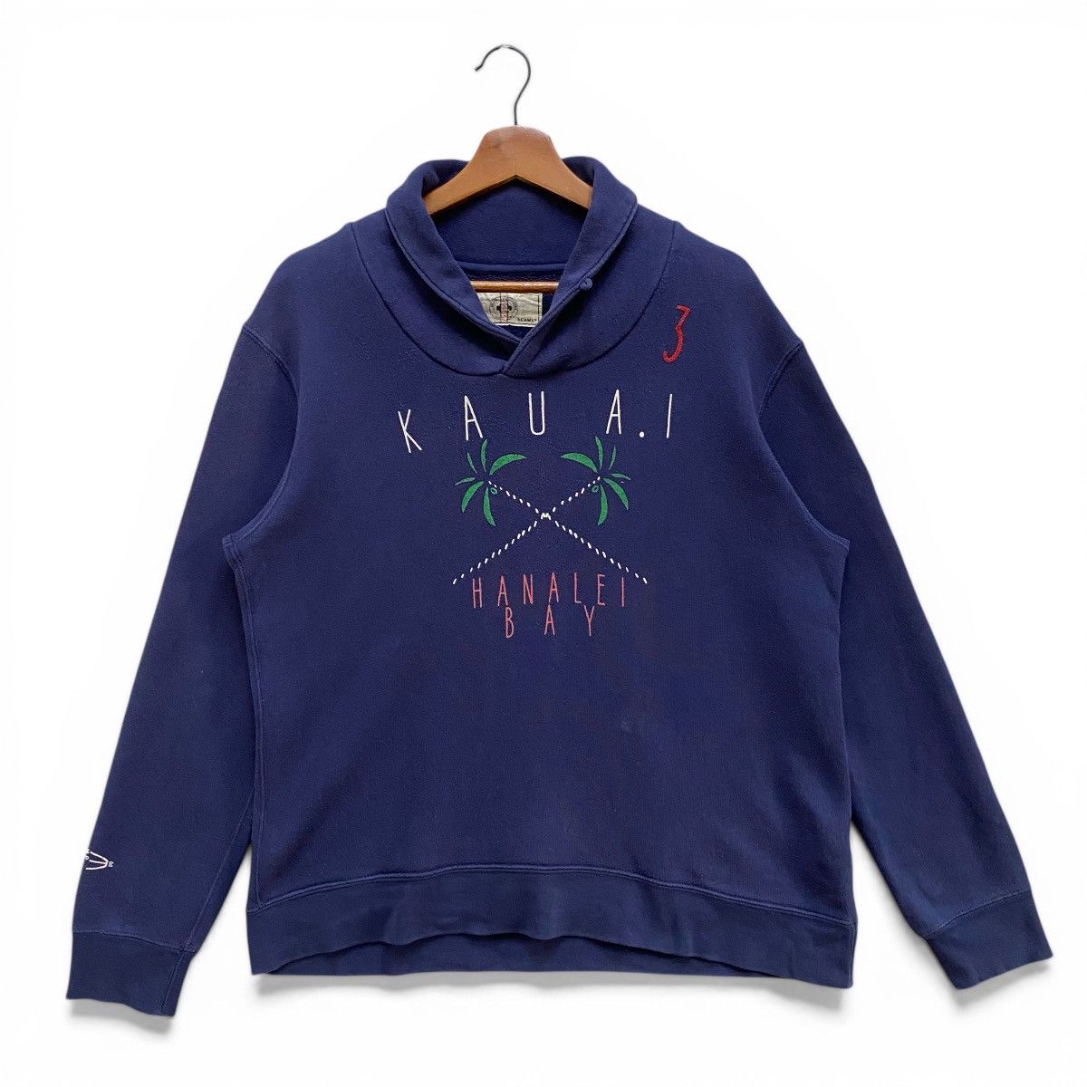 Beams Plus Beams Plus Tompkins Kauai Hanalei Bay Shawl Neck Sweatshirt Size US L / EU 52-54 / 3 - 1 Thumbnail