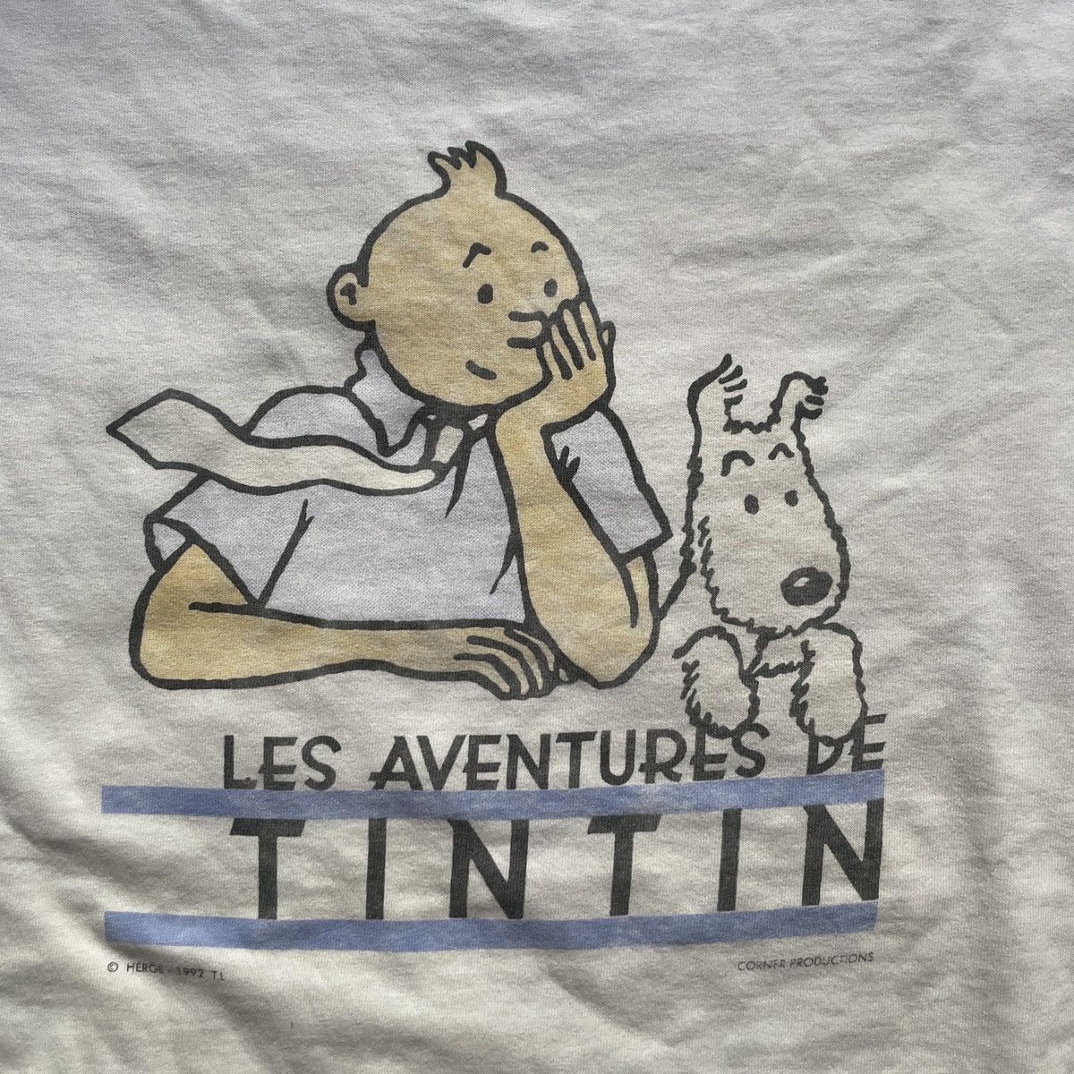 Vintage 90’s Tintin tee Size US XL / EU 56 / 4 - 2 Thumbnail