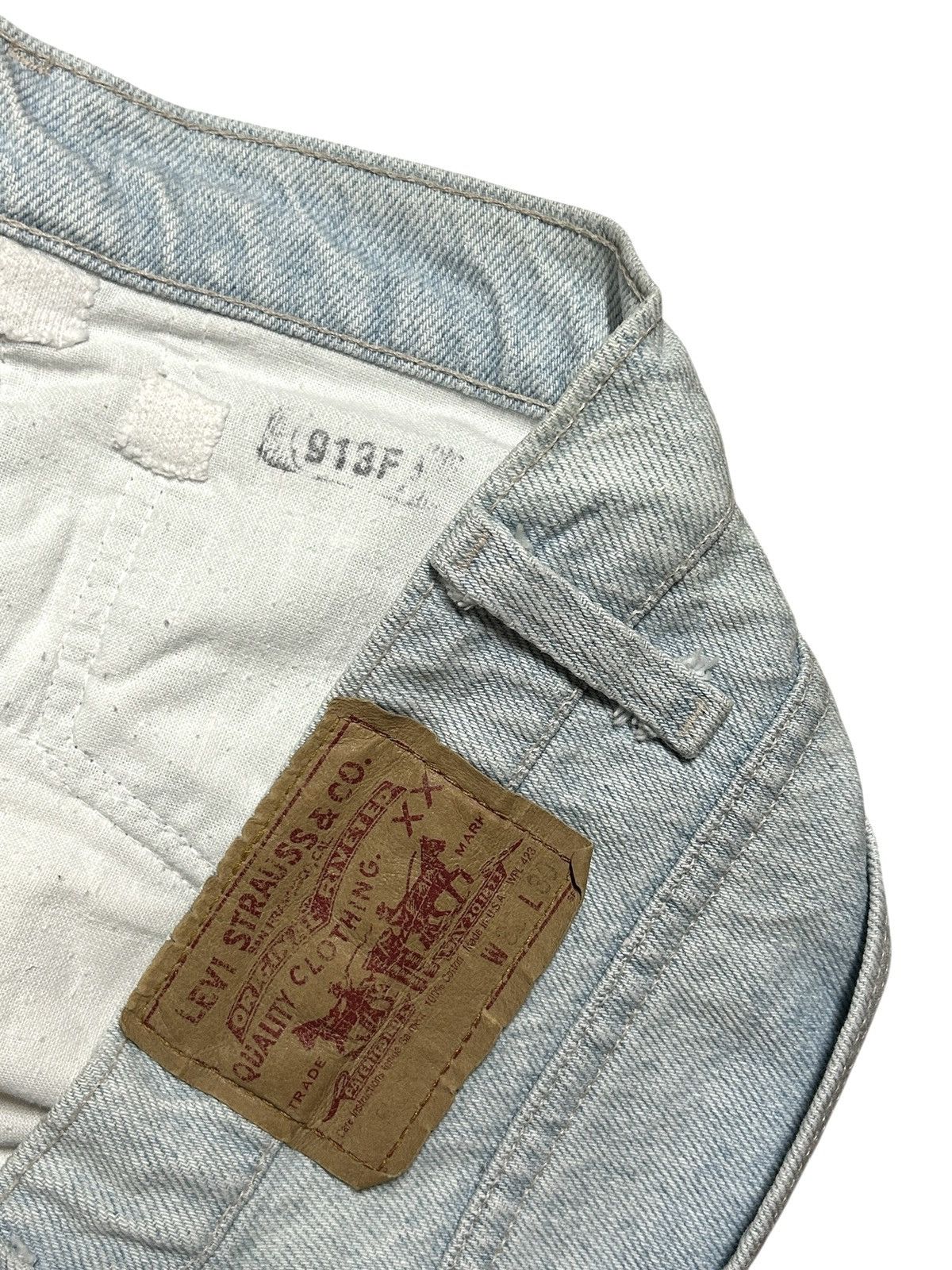Levi's Vintage 1991 Levi’s 505 Jeans Straight Leg Regular Fit Denim Size US 32 / EU 48 - 5 Thumbnail