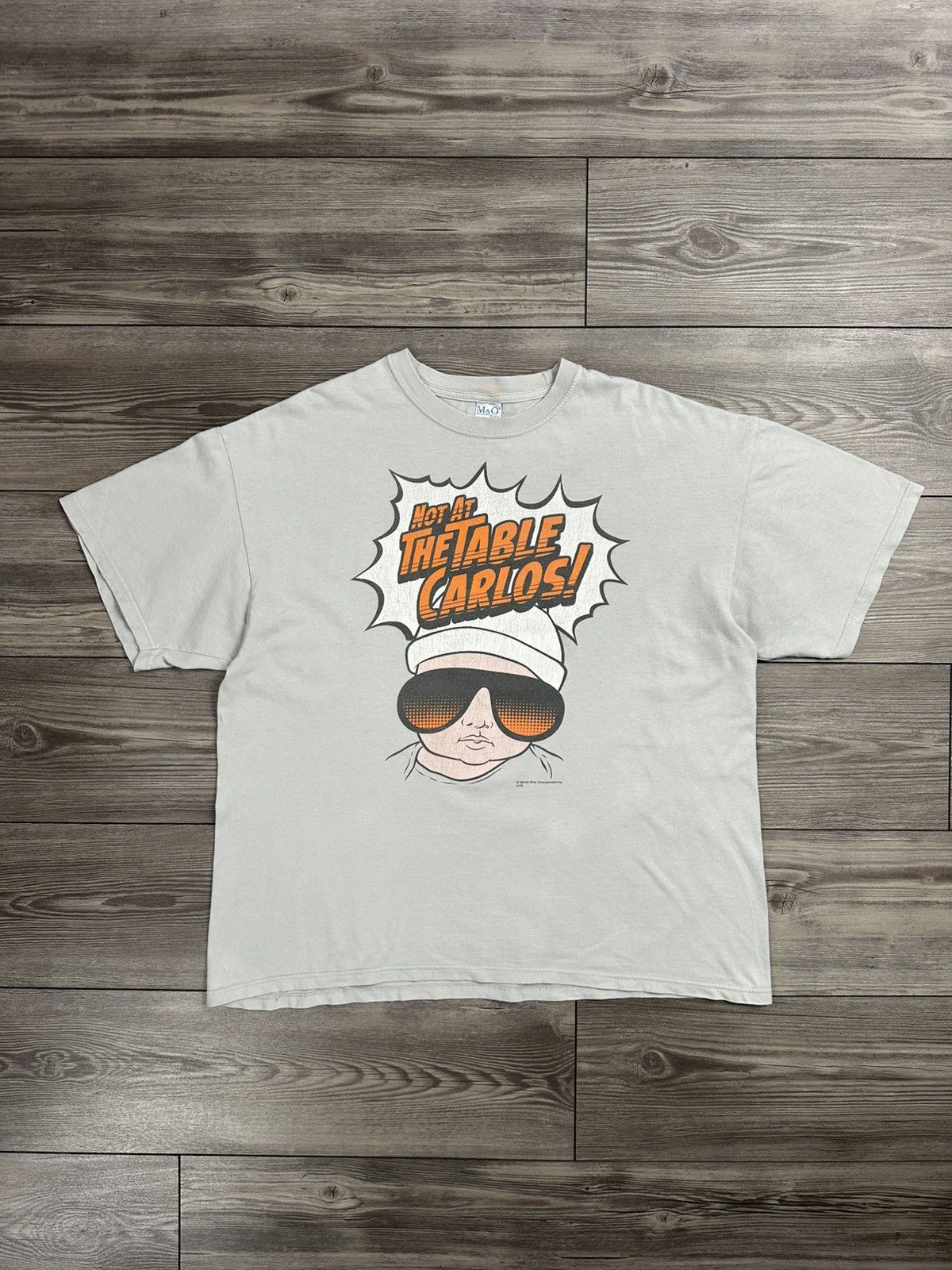 Vintage Y2K Hangover Movie Promo “Not At The Table Carlos” T Shirt Size US XL / EU 56 / 4 - 1 Thumbnail