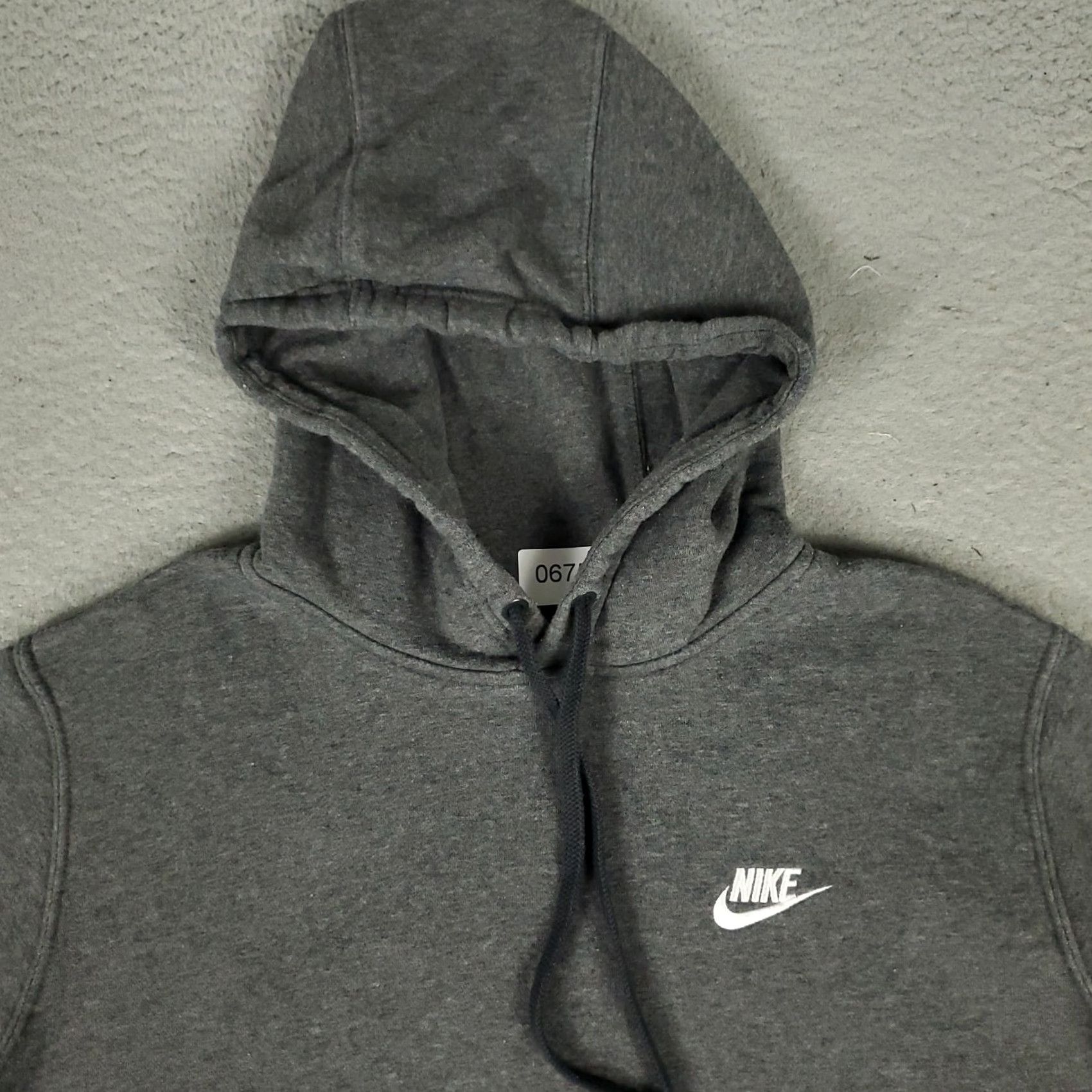 Nike Nike Hoodie Mens Size M Gray Swoosh Pullover Sweatshirt Size US M / EU 48-50 / 2 - 2 Thumbnail