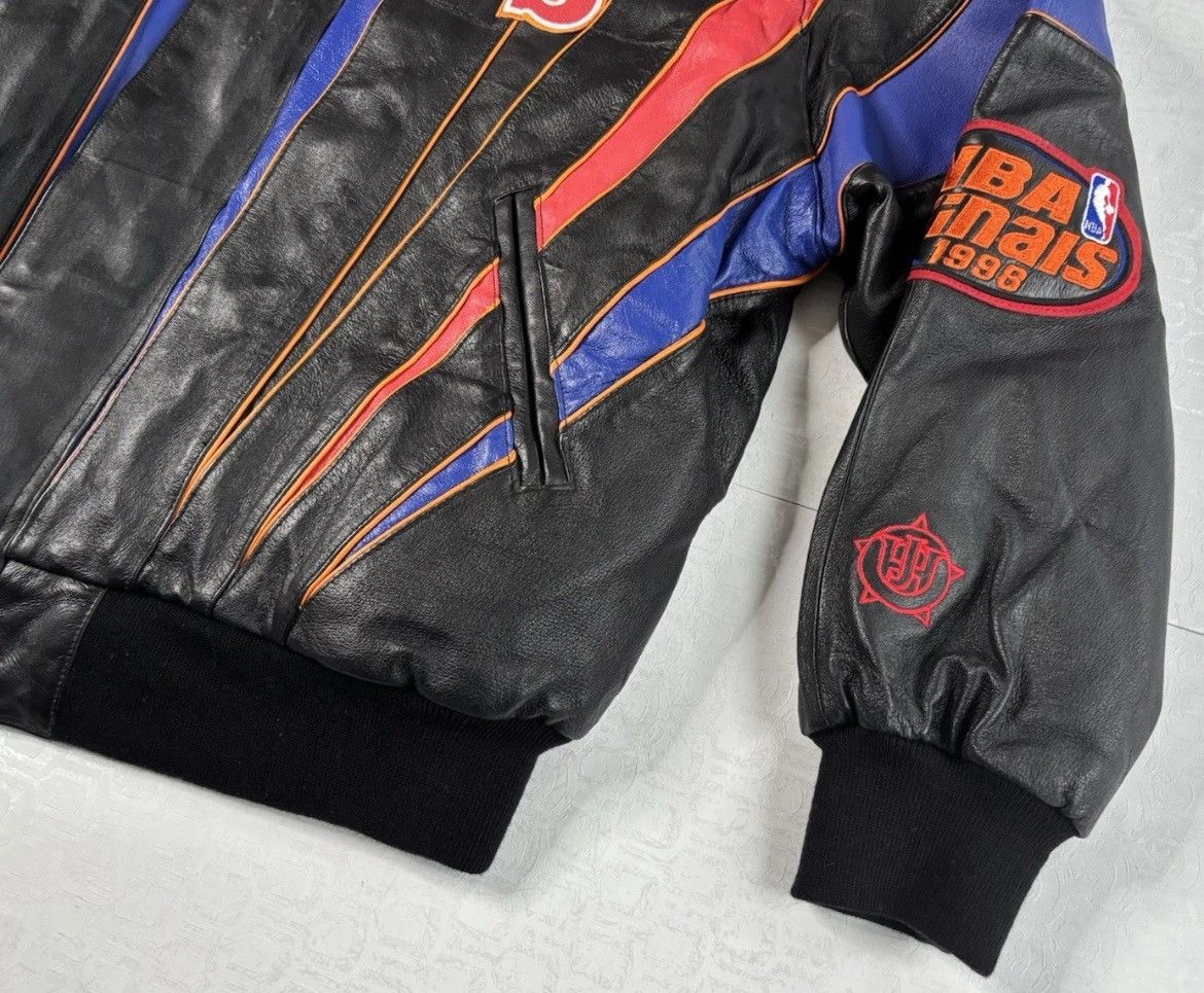 Jeff Hamilton Jeff Hamilton 1998 3-Peat Leather Jacket Size US XXL / EU 58 / 5 - 10 Thumbnail