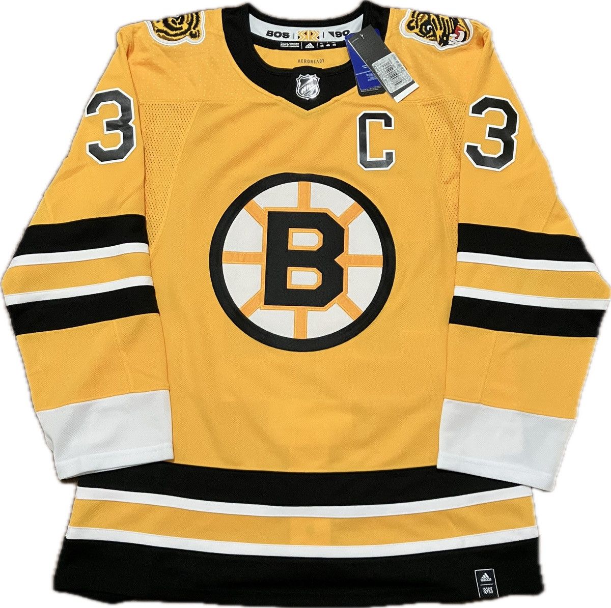 Adidas Boston Bruins Zdeno Chara RR 1.0 Adidas NHL Hockey Jersey 46 Size US S / EU 44-46 / 1 - 1 Thumbnail