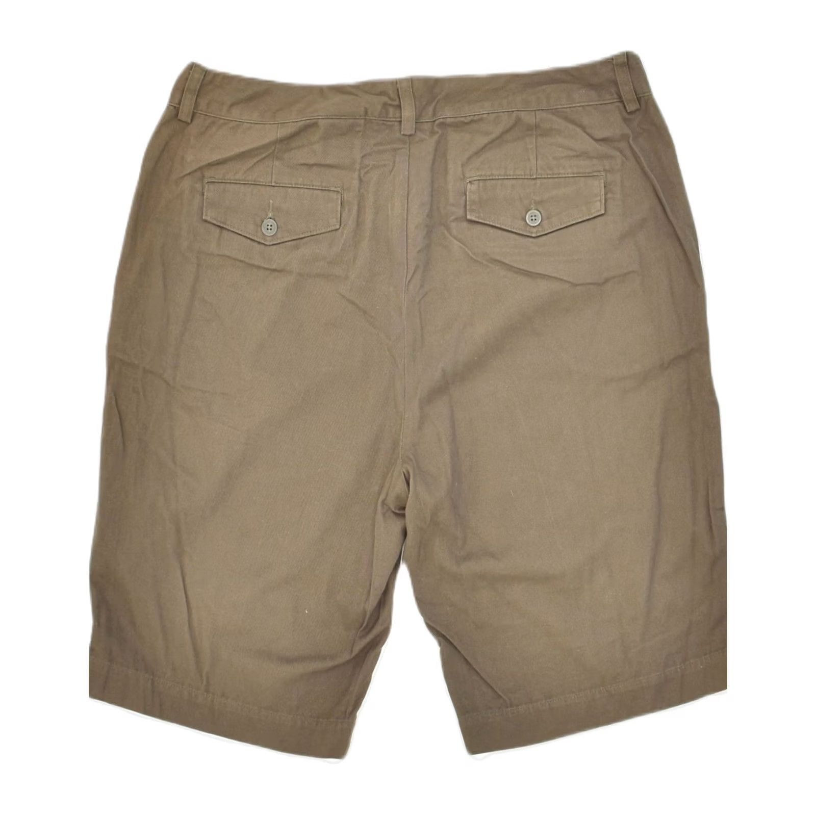 Eddie Bauer Eddie Bauer Womens Chino Shorts US 12 XL W34 Brown Cotton Size 40" / US 18 - 2 Thumbnail
