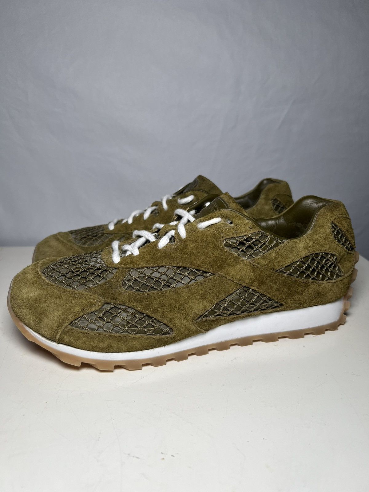 Bottega Veneta Bottega Veneta Orbit Suede Leather Sneakers Size US 10 / IT 40 - 1 Thumbnail