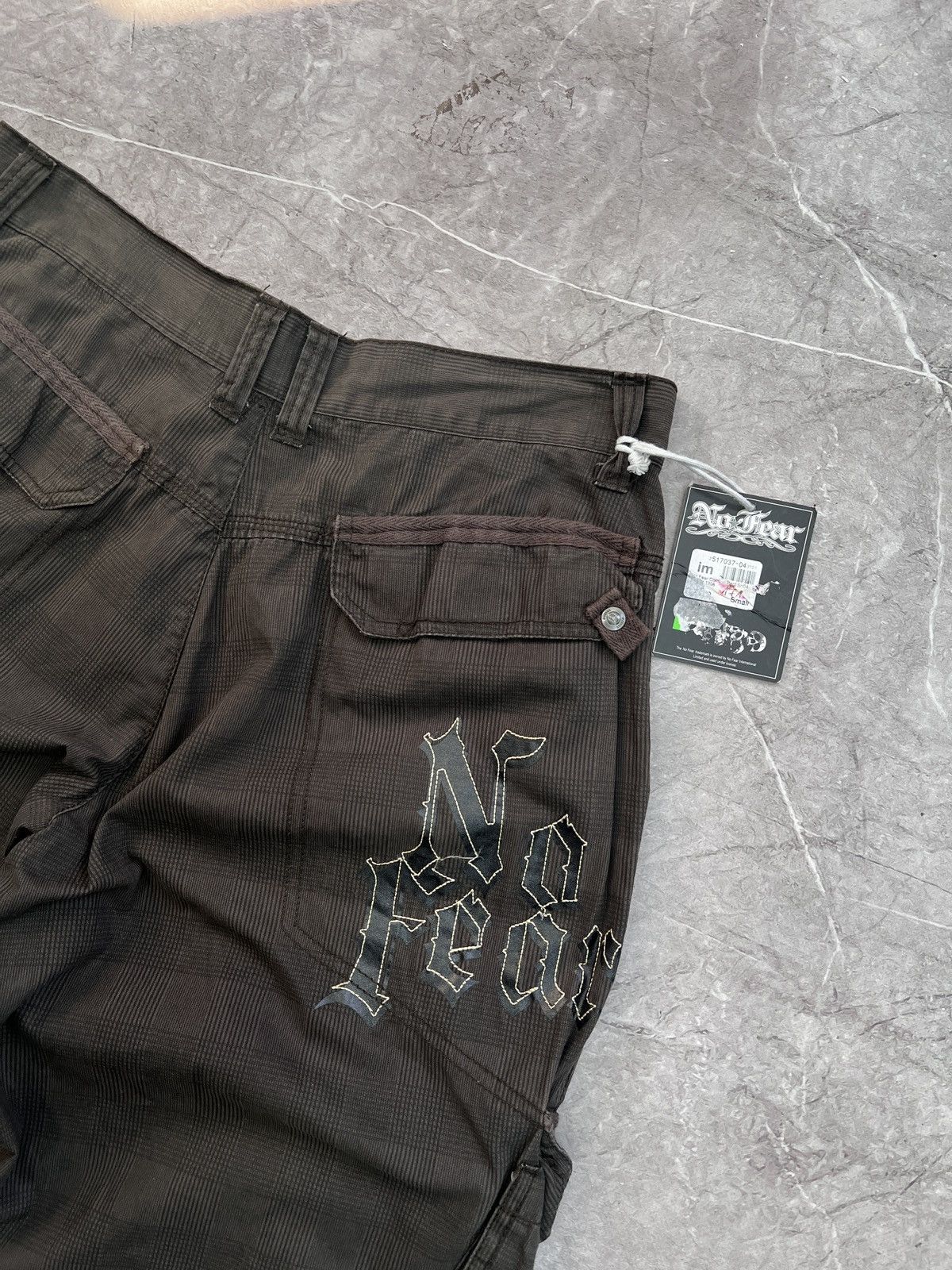 Diesel × No Fear VINTAGE Y2K DIESEL STYLE CARGO NO FEAR rap pants skater Size US 31 - 16 Thumbnail