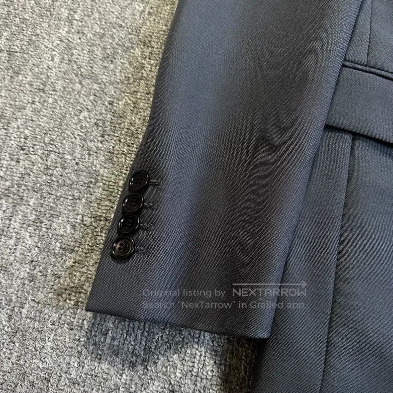 Dior Dior Haze blue, satin, show style, suit Size 44R - 2 Thumbnail