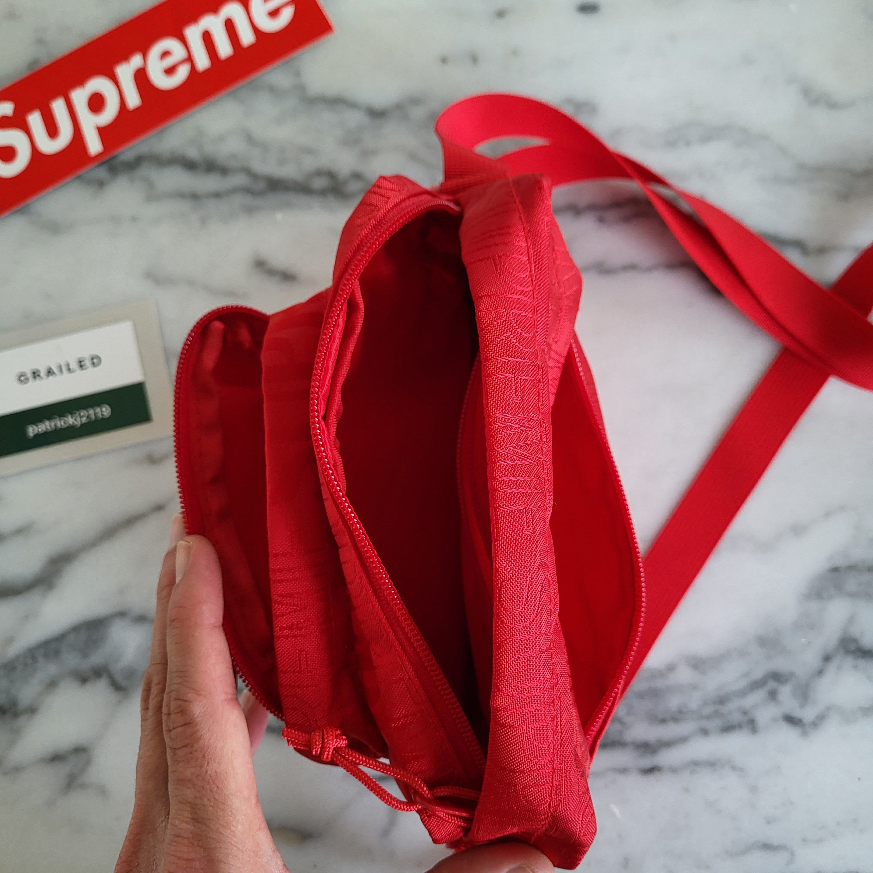 Supreme Supreme Shoulder Bag (RED) (SS19) Size ONE SIZE - 9 Thumbnail