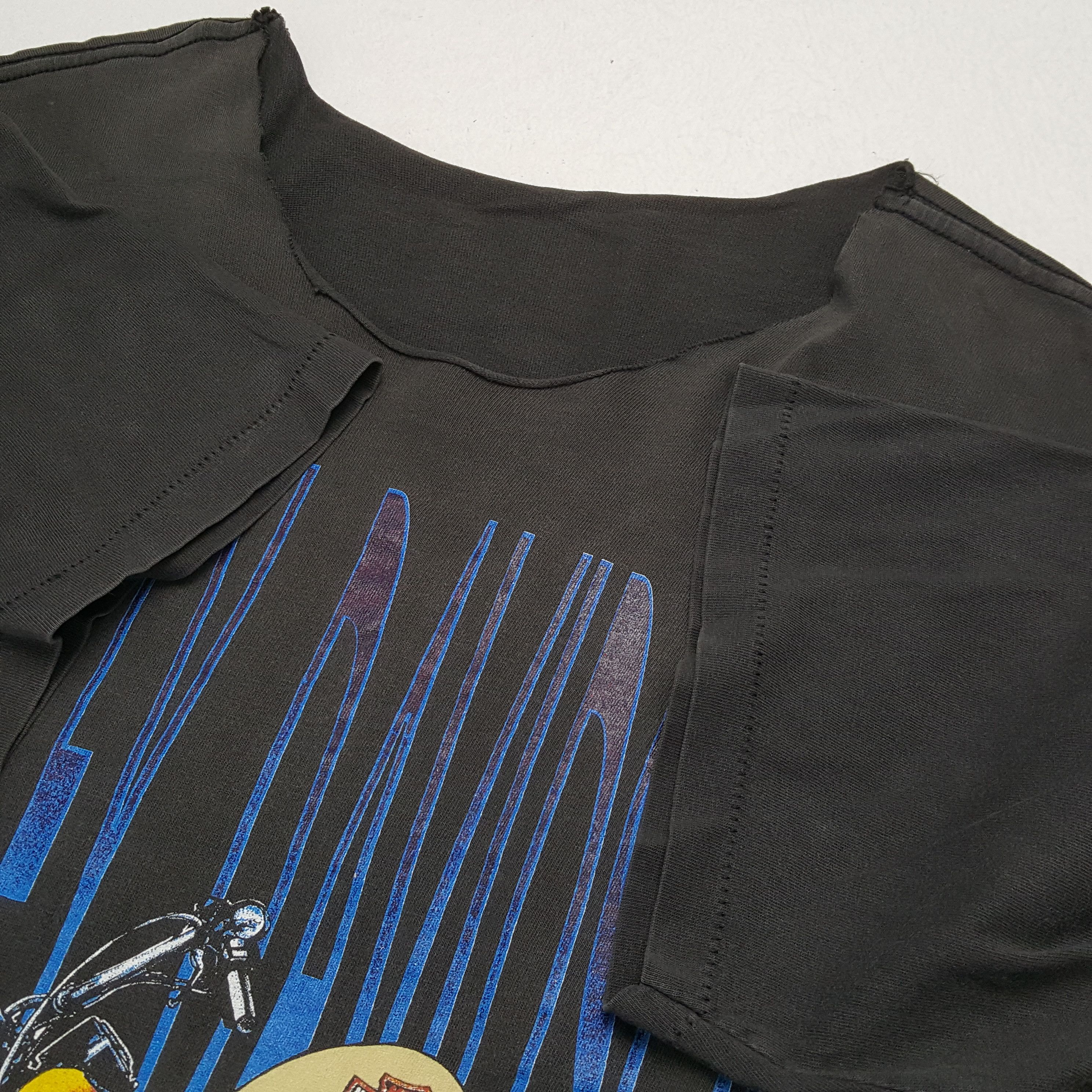 Harley Davidson × Vintage × Warner Bros Vintage 90's HARLEY DAVIDSON x Warner Bros Distressed Tees Size US L / EU 52-54 / 3 - 8 Thumbnail
