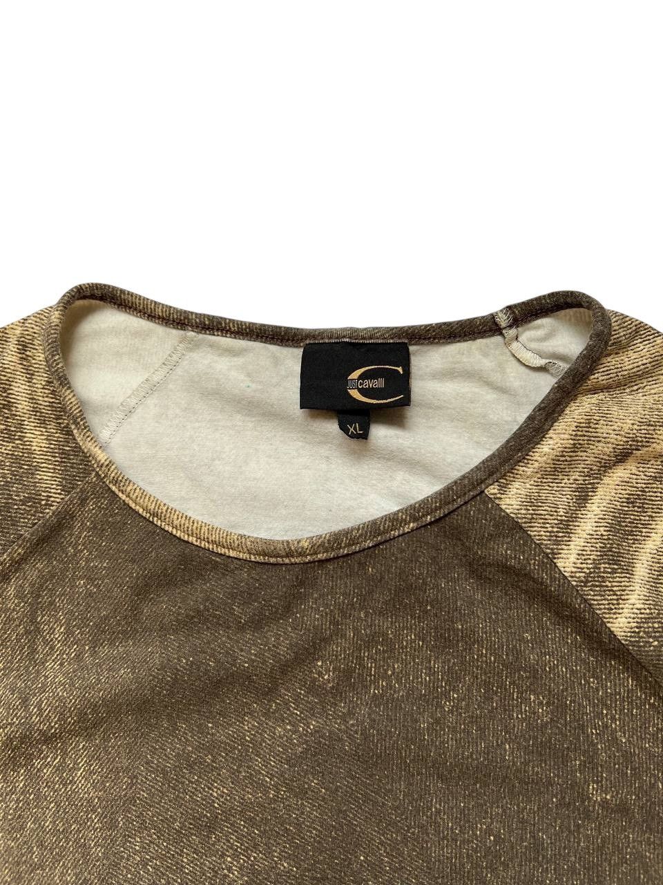 Just Cavalli Vintage Just Cavalli animal denim style print t shirt top Size L / US 10 / IT 46 - 5 Thumbnail