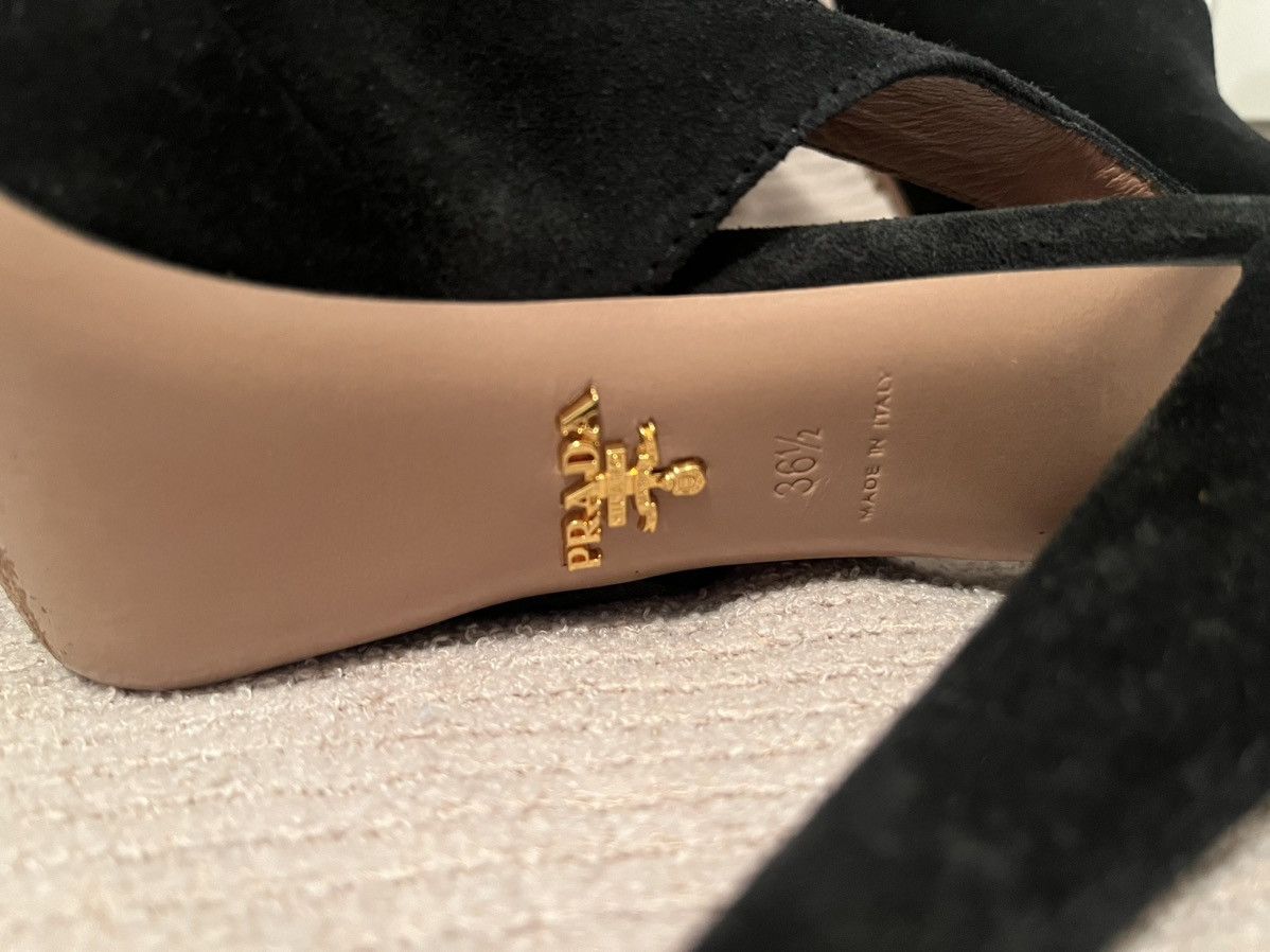 Prada Prada Nero Black Suede Stilettos. Size US 6.5 / IT 36.5 - 2 Thumbnail