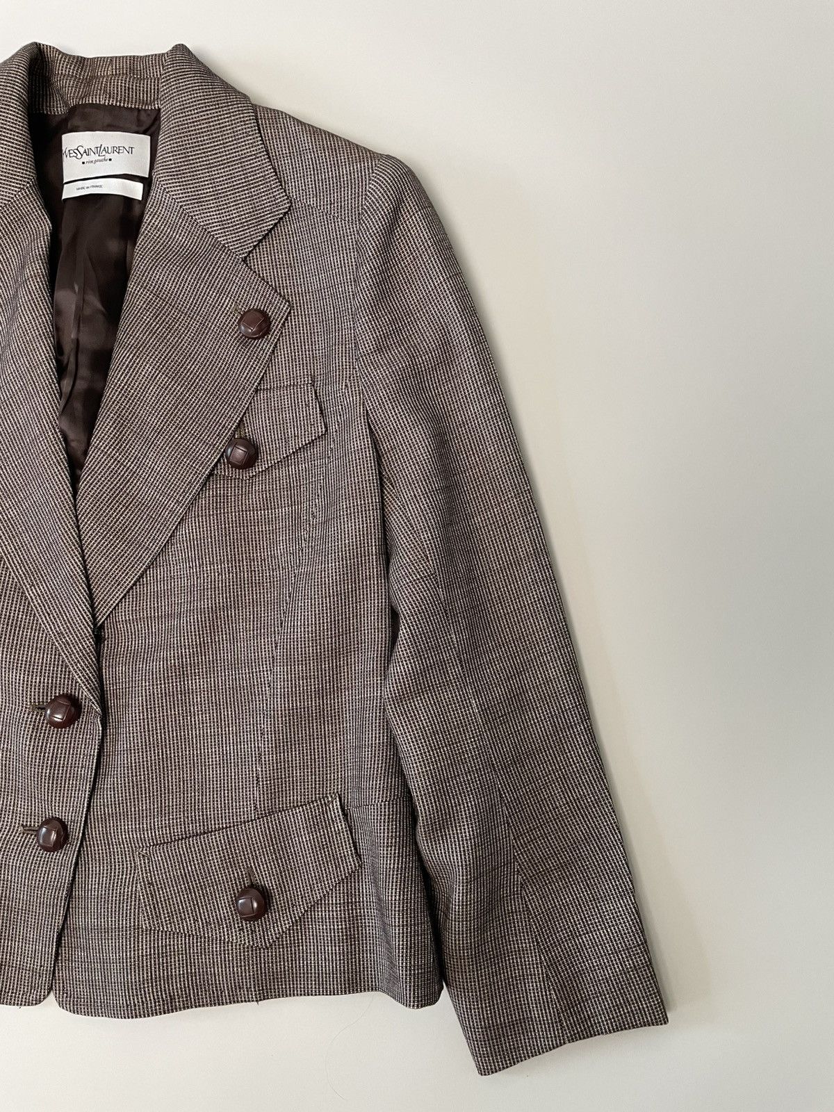 Yves Saint Laurent Yves Saint Laurent Rive Gauche by Tom Ford Lana Wool Jacket Size M / US 6-8 / IT 42-44 - 4 Thumbnail