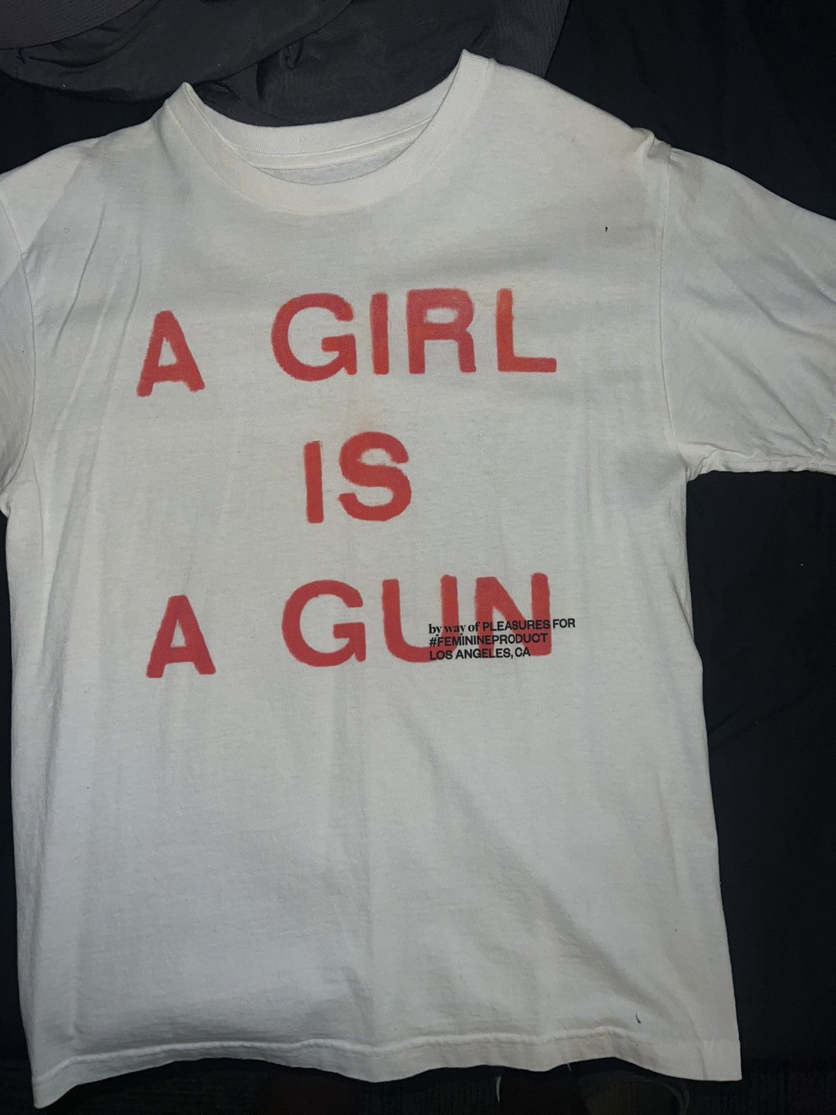 Vintage A GIRL IS GUN TEE Size US M / EU 48-50 / 2 - 1 Thumbnail