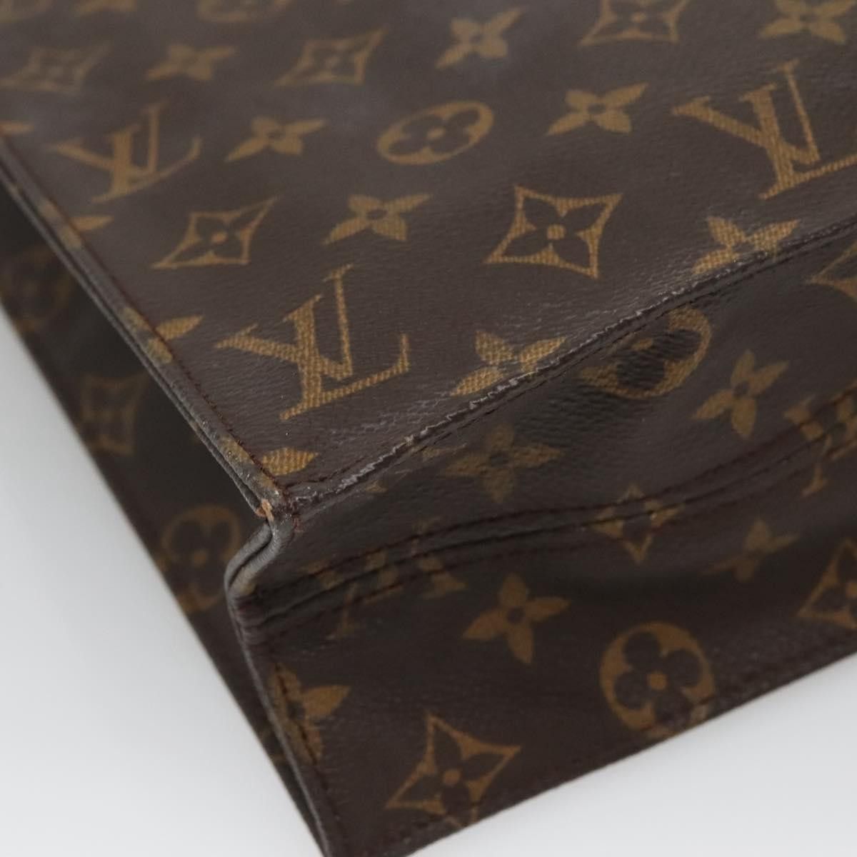 Louis Vuitton LOUIS VUITTON Monogram Sac Plat Hand Bag M51140 Size ONE SIZE - 16 Thumbnail