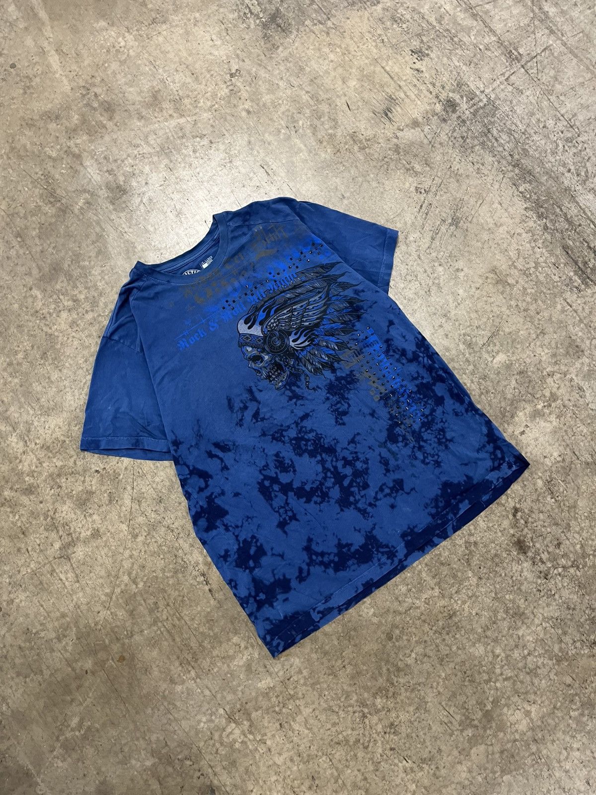 Affliction × Vintage Affliction grunge tee shirt hype rare skater opium Size US XXL / EU 58 / 5 - 3 Thumbnail