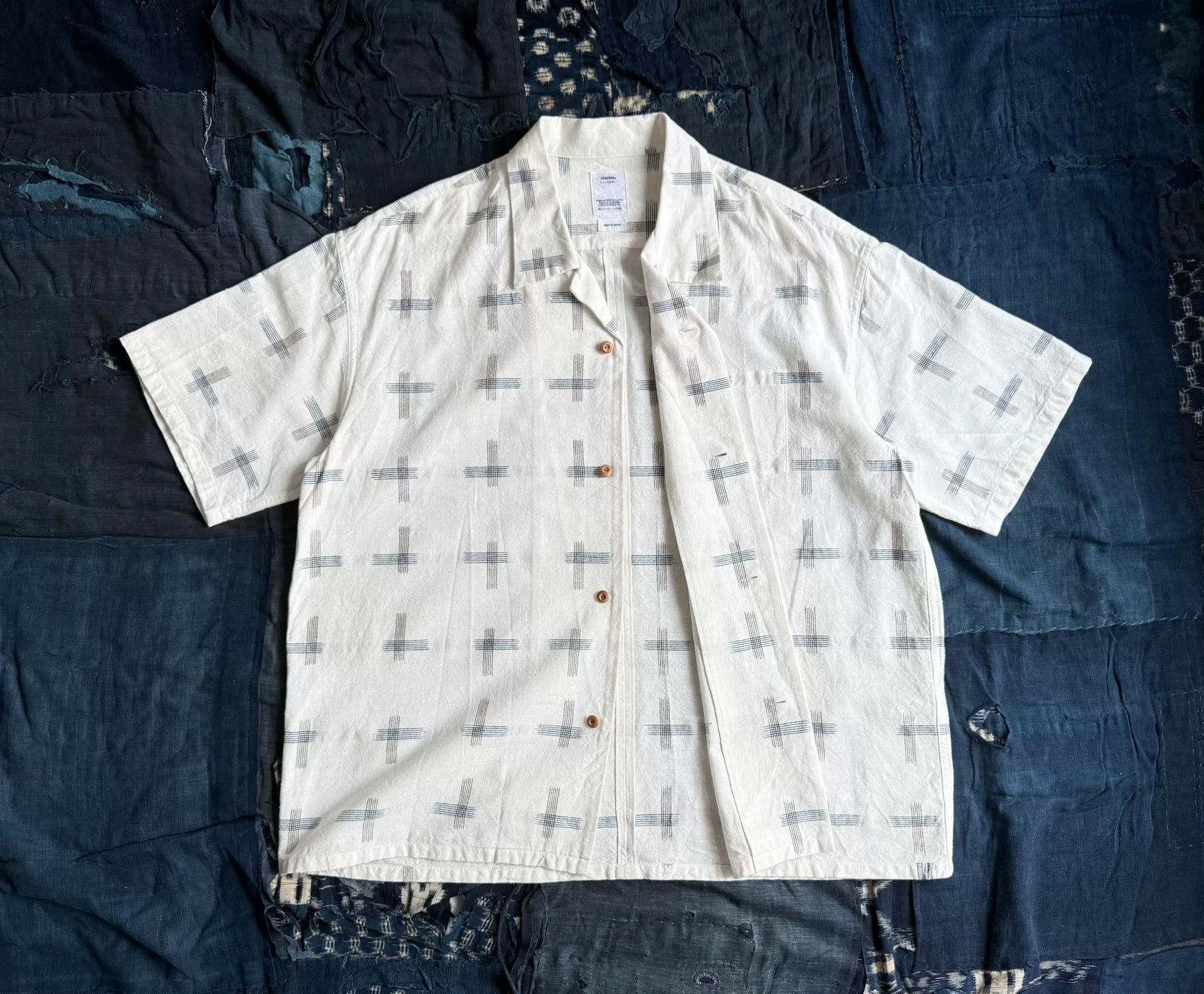 Visvim VISVIM 22SS WALLIS SHIRT S/S KASURI Size US L / EU 52-54 / 3 - 1 Thumbnail