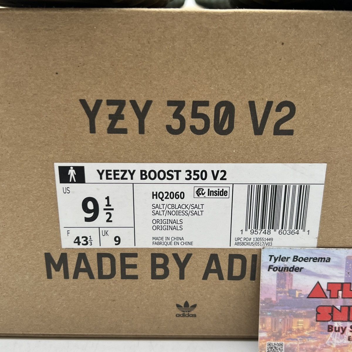 Adidas Yeezy boost 350 salt Size US 9.5 / EU 42-43 - 6 Thumbnail