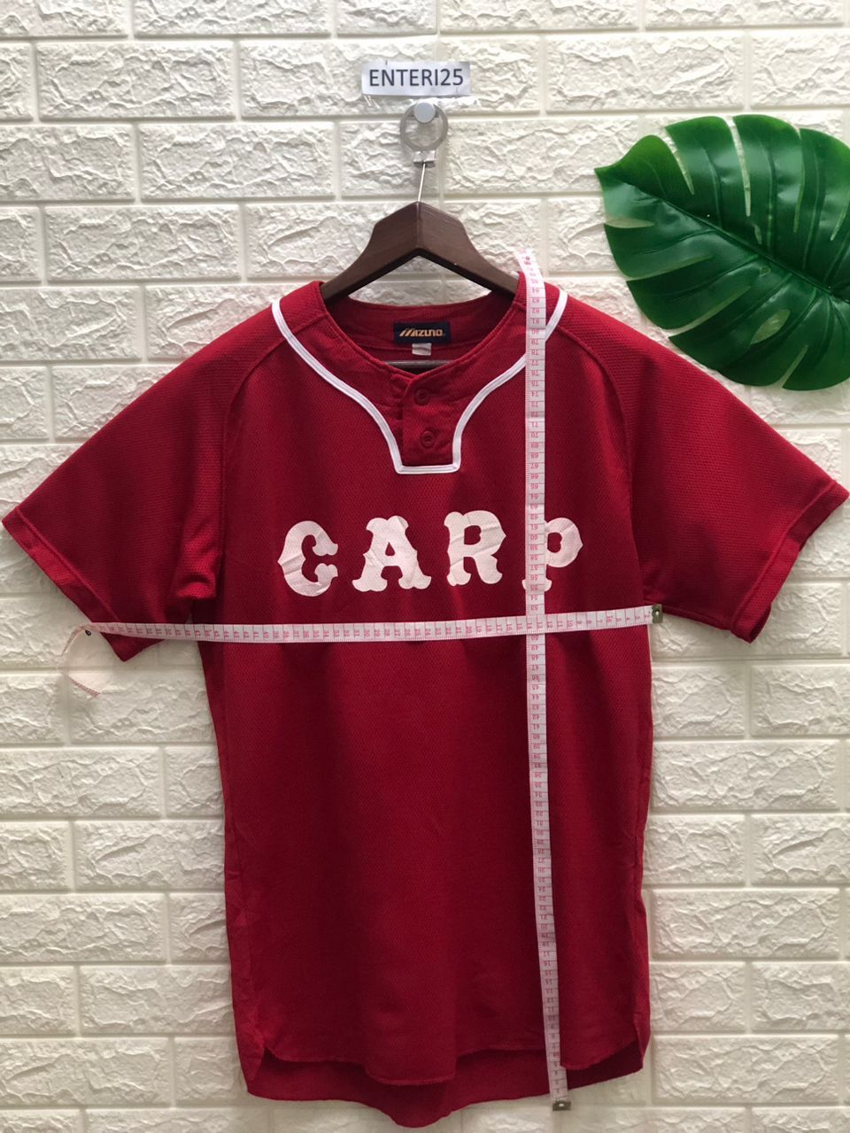 Vintage Vintage Japanese Mizuno Carp Baseball Jersey made in japan Size US L / EU 52-54 / 3 - 3 Thumbnail