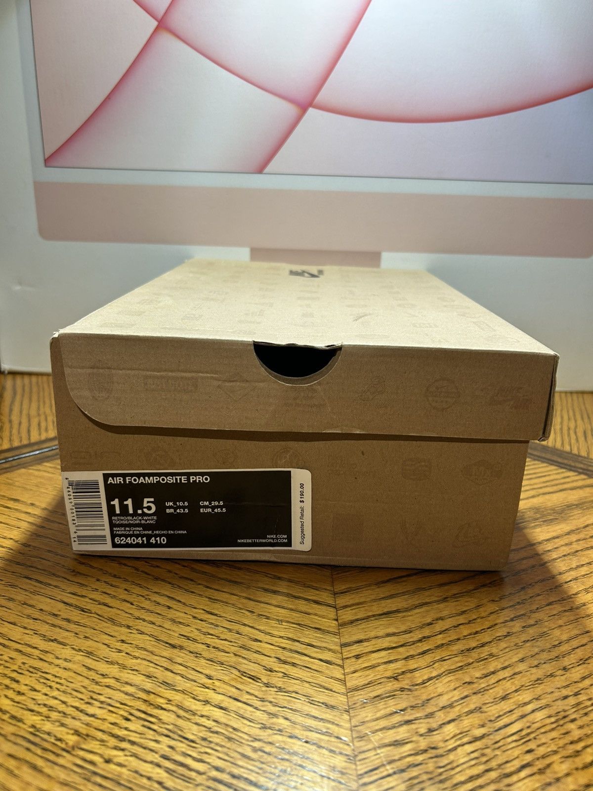 Nike Size 11.5 - Nike Air Foamposite Pro Electric Blue 2011 NEW Size US 11.5 / EU 44-45 - 12 Thumbnail