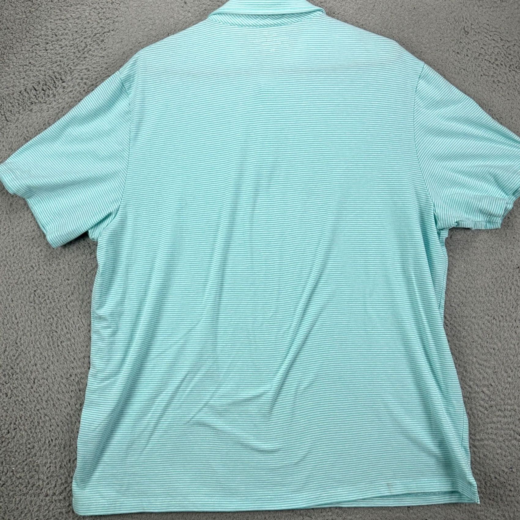 Vineyard Vines Vineyard Vines Edgartown Mens Polo Shirt XL Blue White Striped Stretch Rugby Shirt Size US XL / EU 56 / 4 - 3 Thumbnail