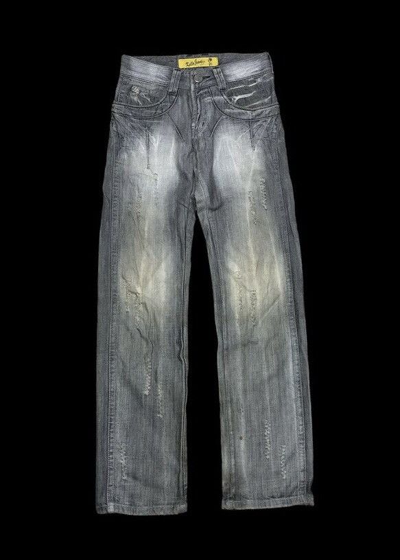 Designer RECONSTRUCTED KELLO JEANS DISTRESSED DENIM Size US 28 / EU 44 - 1 Thumbnail