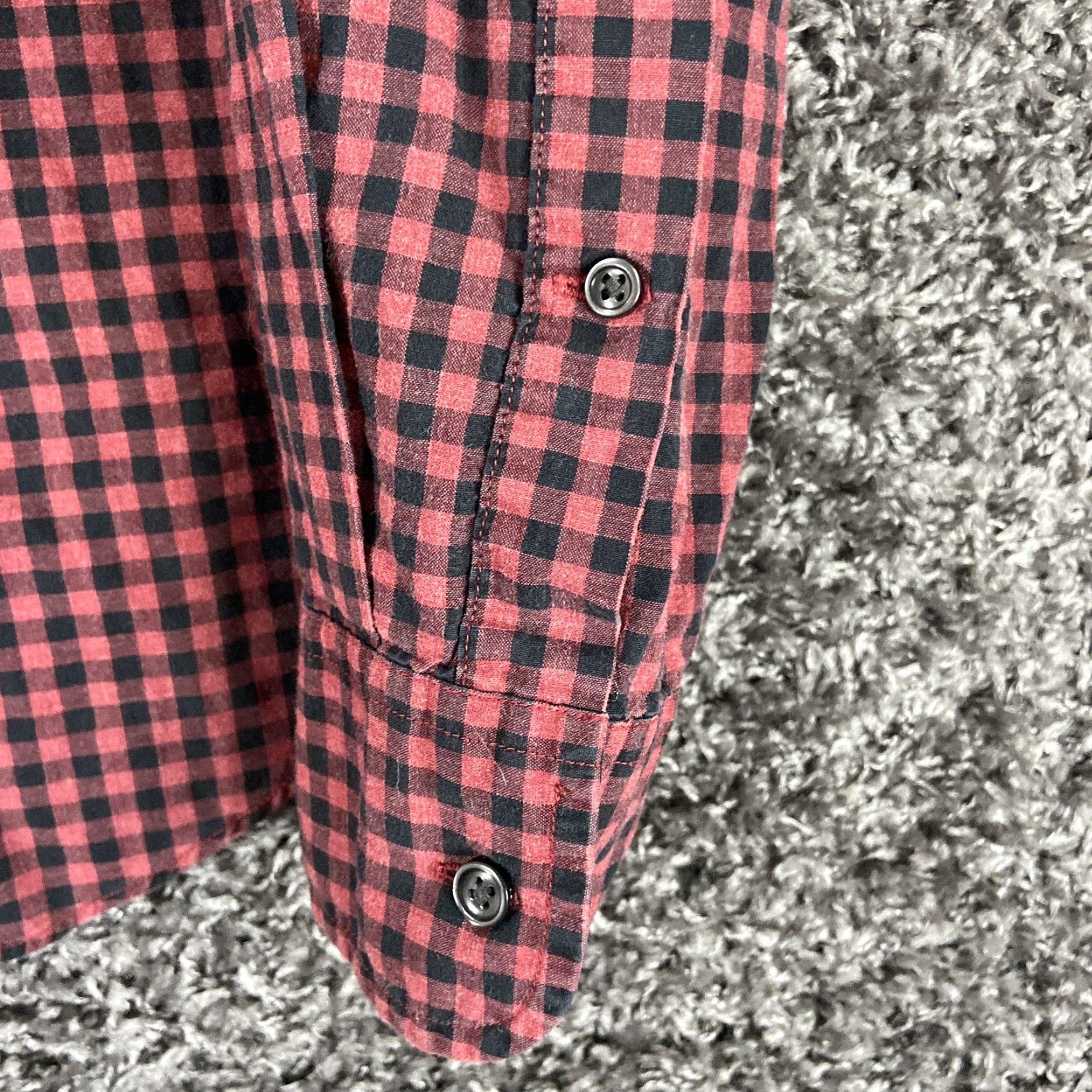 J.Crew J.Crew Shirt Men M Button-Up Long Sleeve Red Plaid M Mens Red Plaid Shirt Size US M / EU 48-50 / 2 - 3 Thumbnail