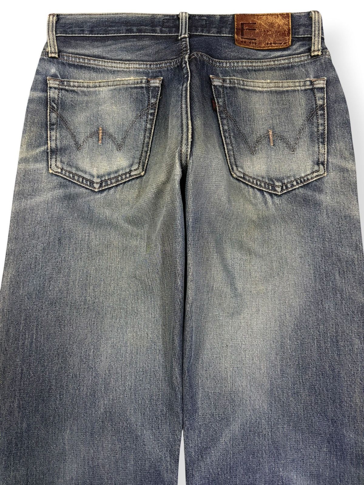 Edwin Edwin EZ-503 E Function Whiskers Rusty Wash Loose Fit Jeans Size US 29 - 11 Thumbnail