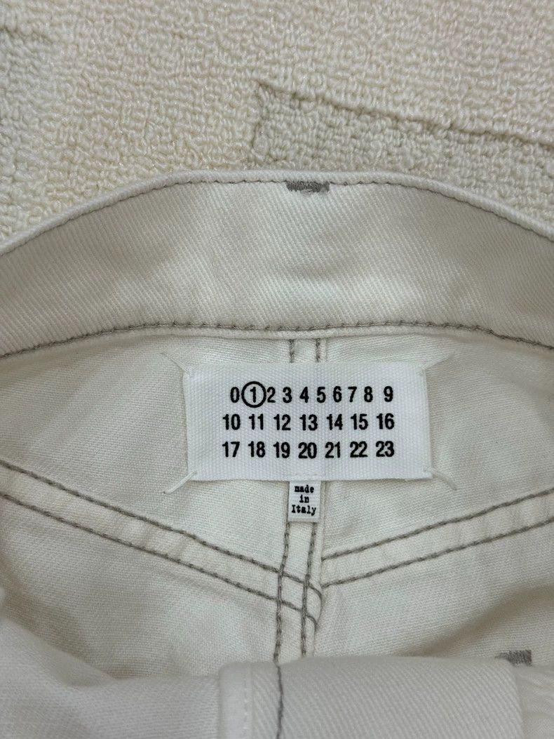 Maison Margiela Maison Margiela White knife-cut jeans Size 27" / US 4 / IT 40 - 2 Thumbnail
