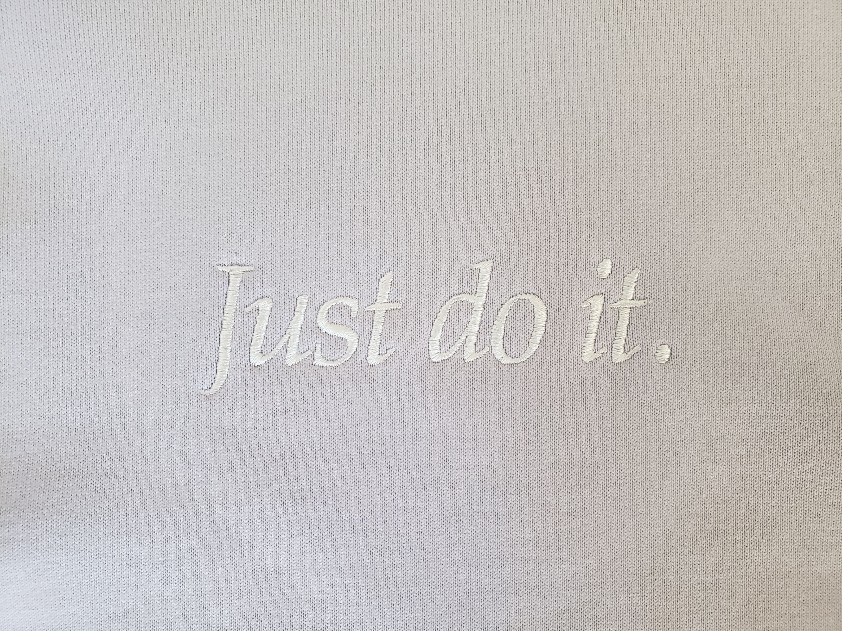 Nike Nike Just Do It Heavyweight Crew Sweat Lavender Mist & White Size US M / EU 48-50 / 2 - 3 Thumbnail