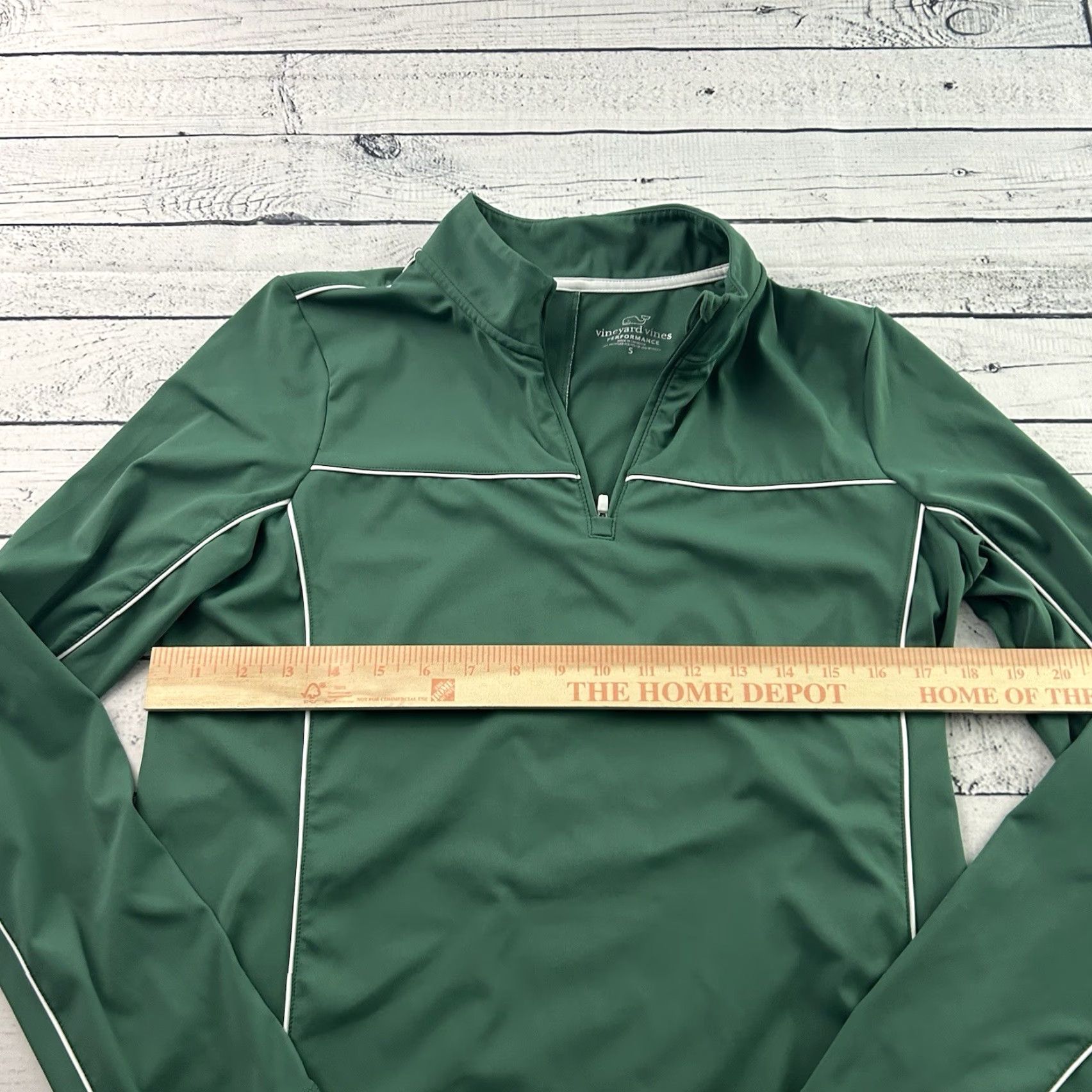 Vineyard Vines Vineyard Vines Performance 1/4 Zip Pullover Jacket Women's S Green Athletic Size S / US 4 / IT 40 - 4 Thumbnail