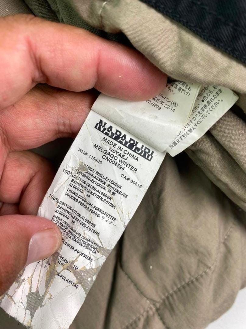Napapijri × Vintage Rare Napapijri geographic melgaqo winter outdoor jacket Size US L / EU 52-54 / 3 - 7 Thumbnail