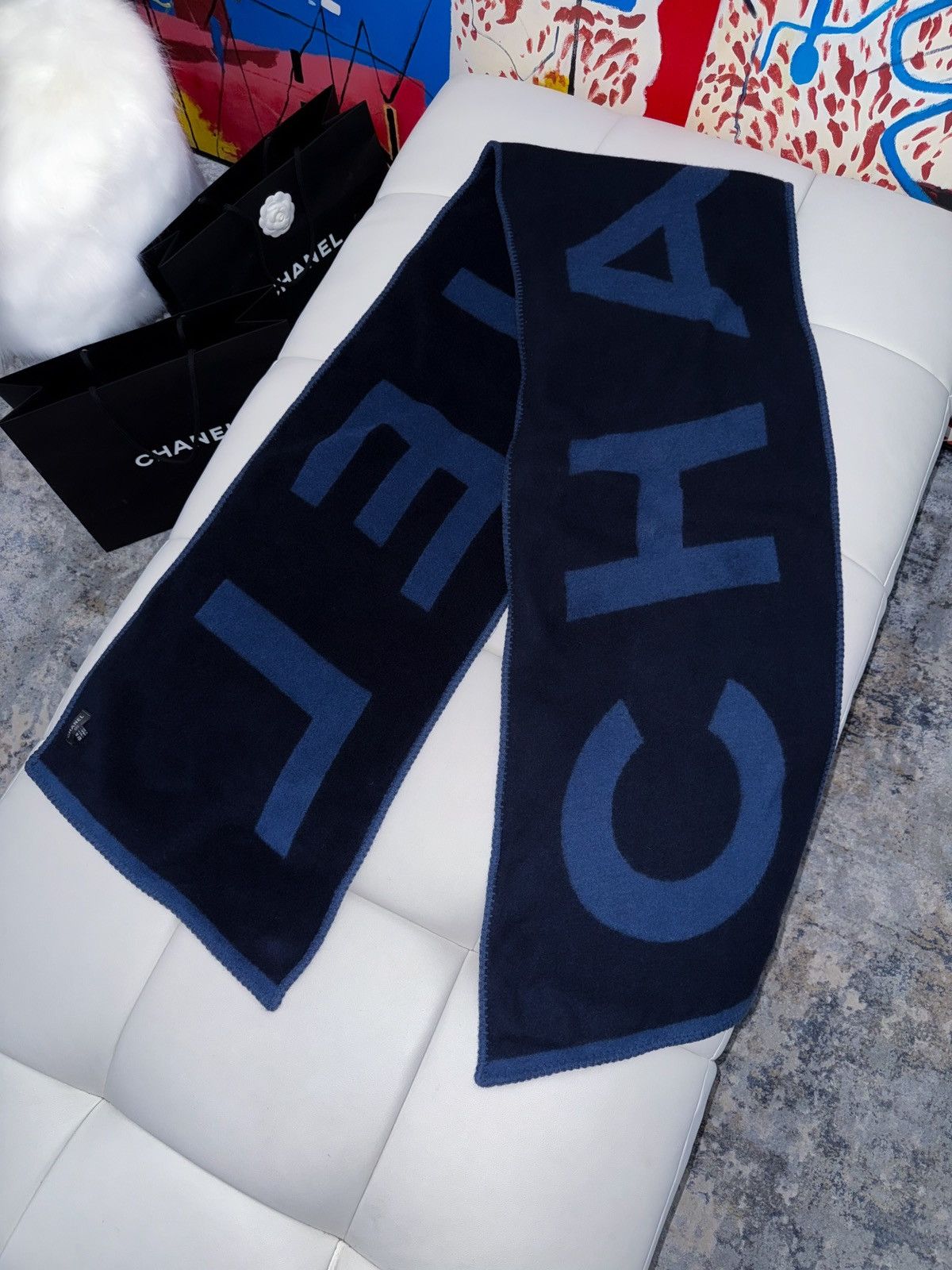 Chanel Chanel cashmere logo scarf Size ONE SIZE - 1 Thumbnail