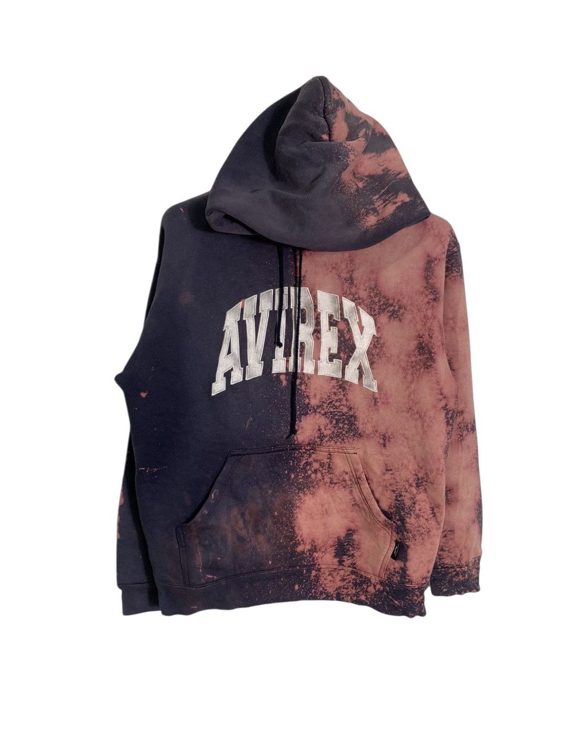 Vintage Avirex Hoodie spellout Two tone Size US M / EU 48-50 / 2 - 1 Thumbnail