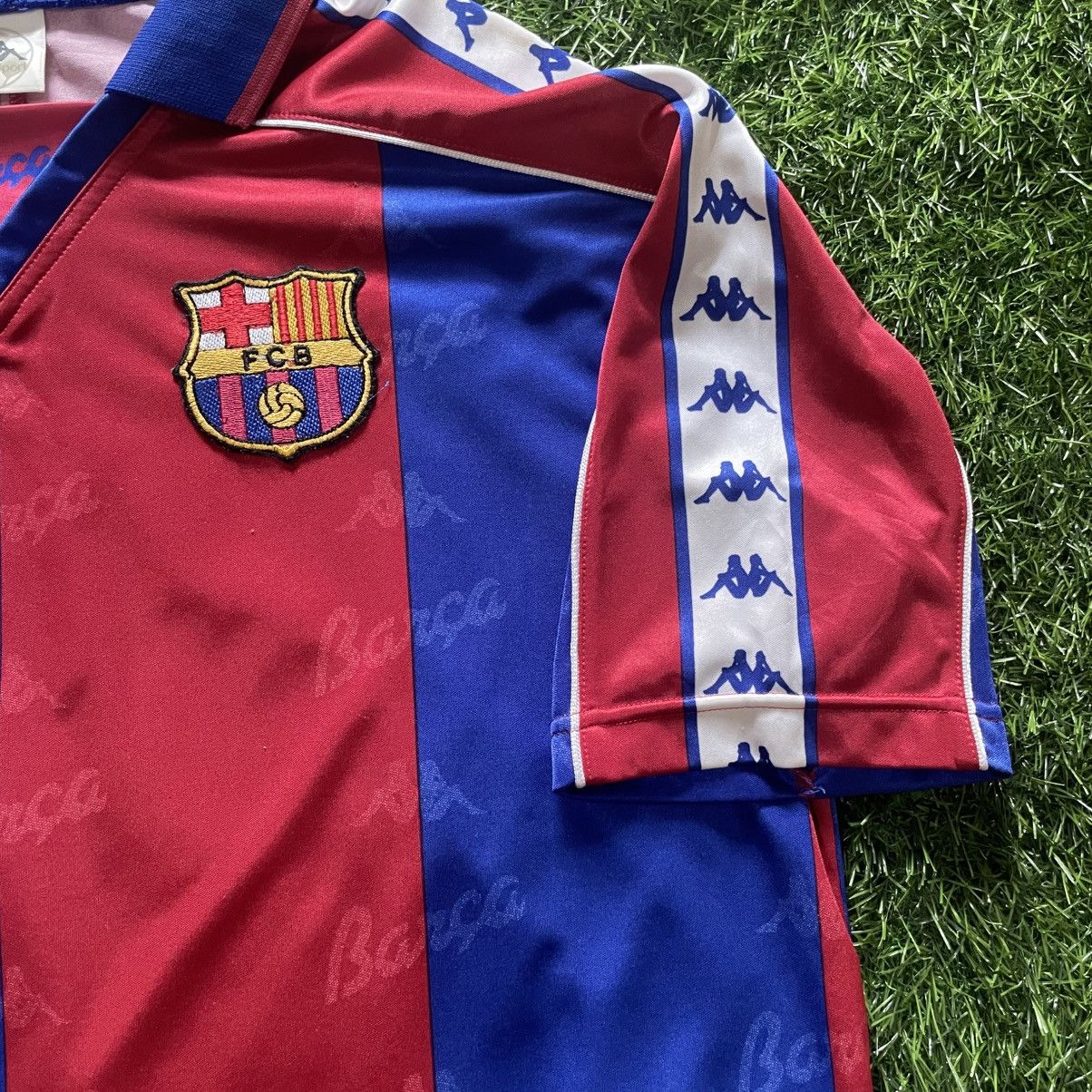 Kappa Kappa Barcelona Home 1995-96 Romario #10 Soccer Jersey Size US XL / EU 56 / 4 - 3 Thumbnail