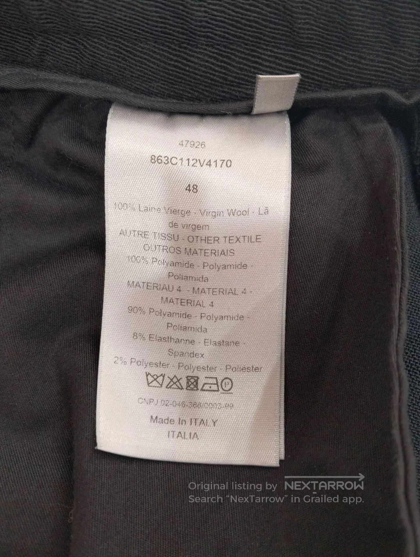Dior Dior Men's Casual Pants Size 48. Size US 38 / EU 54 - 6 Thumbnail