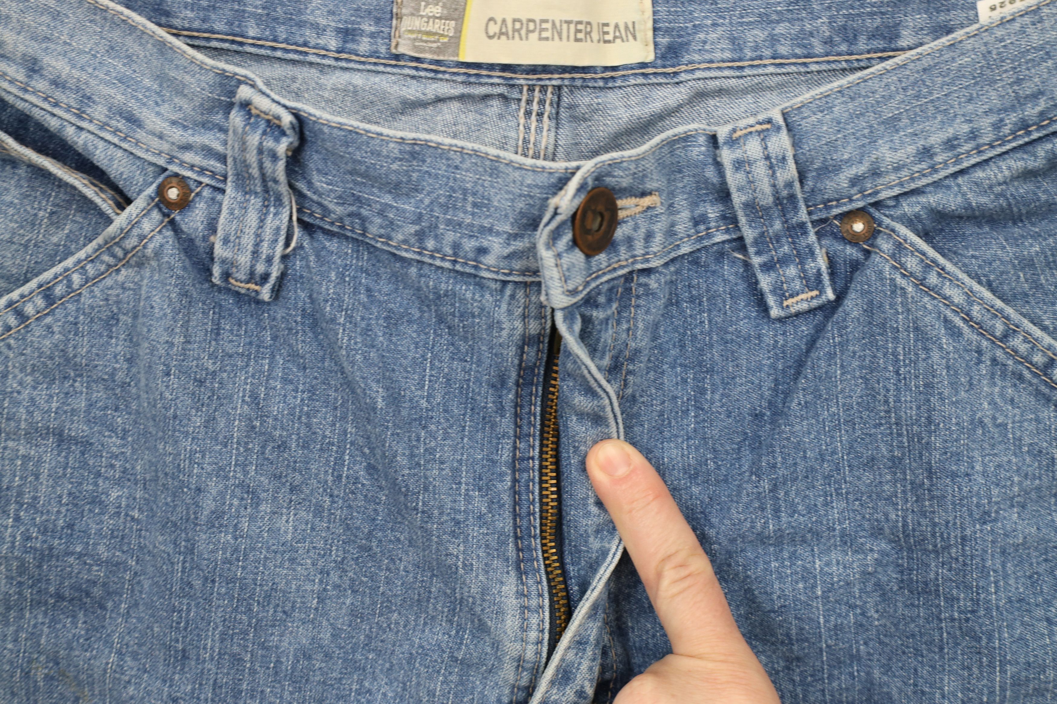 Lee × Vintage Vintage Y2K Lee Wide Leg Carpenter Denim Jeans Blue Size US 36 / EU 52 - 7 Thumbnail