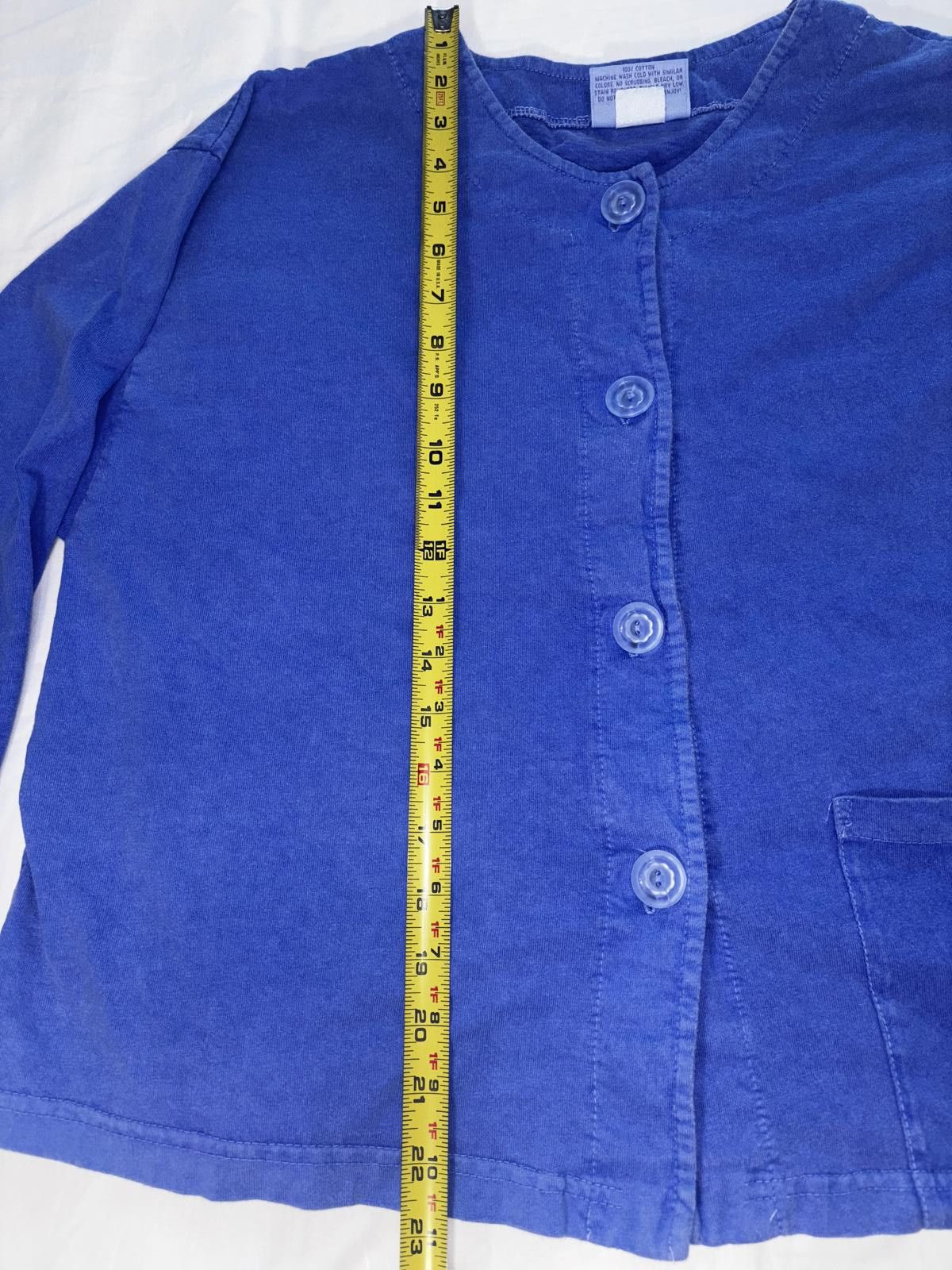 Designer Vintage Fresh Produce Women's Casual Button-Up Cardigan-Blue Size M / US 6-8 / IT 42-44 - 6 Thumbnail