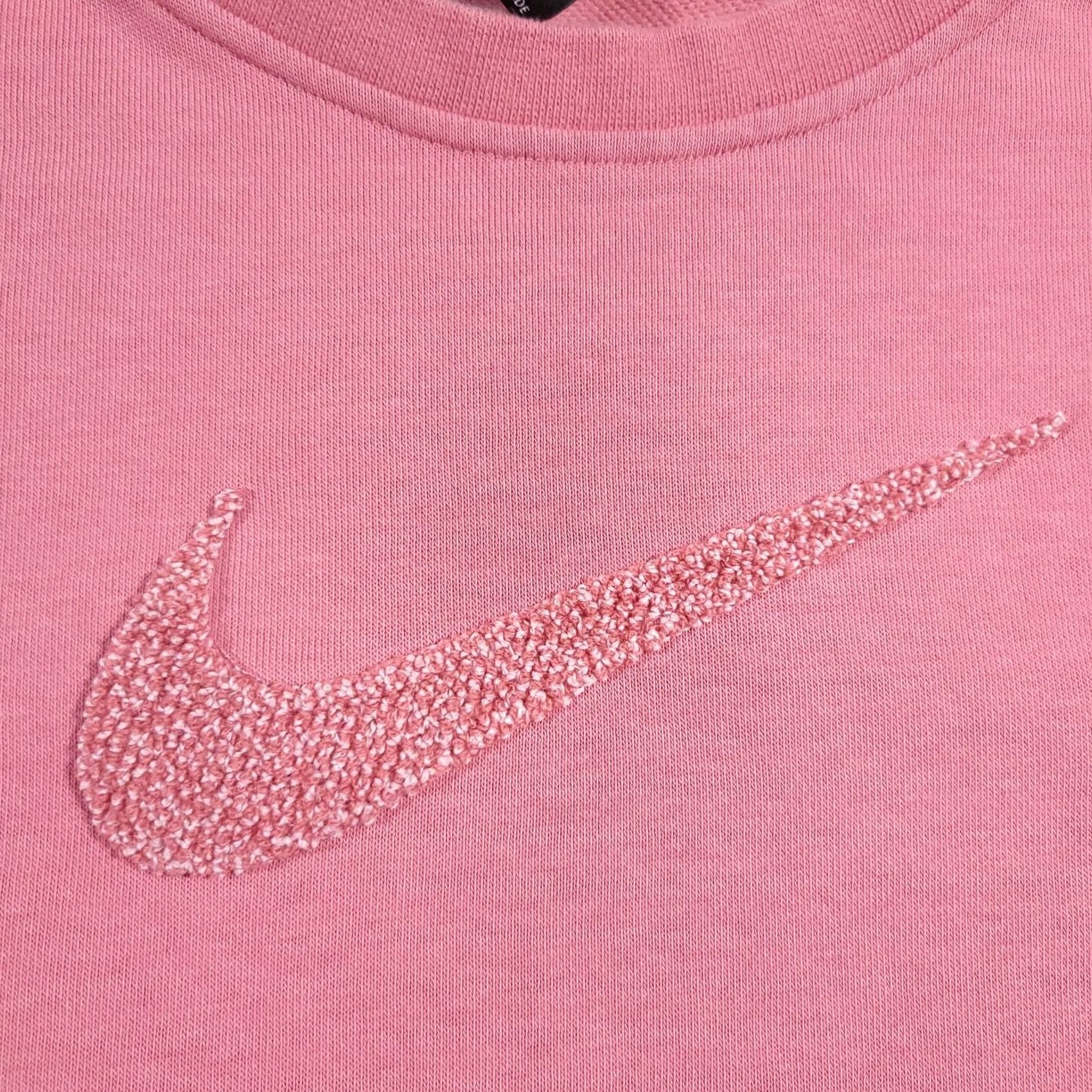Nike Nike Get Fit Swoosh Training Crewneck Sweatshirt Oversozed Crop Women's XL Pink Size XL / US 12-14 / IT 48-50 - 4 Thumbnail