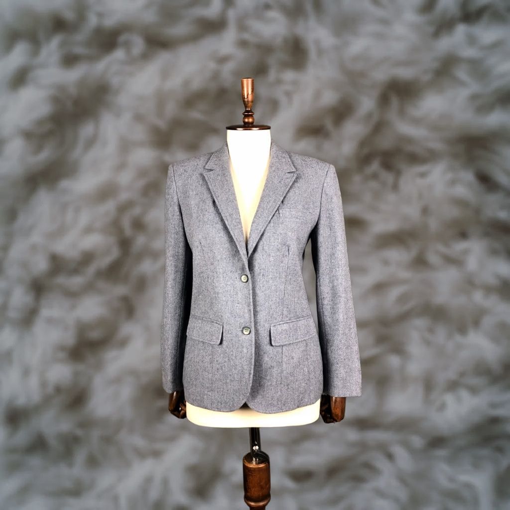 Pendleton Pendleton Jacket Womens 8 Gray Women Blazer Size Pure Virgin Wool Single Breasted Size M / US 6-8 / IT 42-44 - 1 Thumbnail