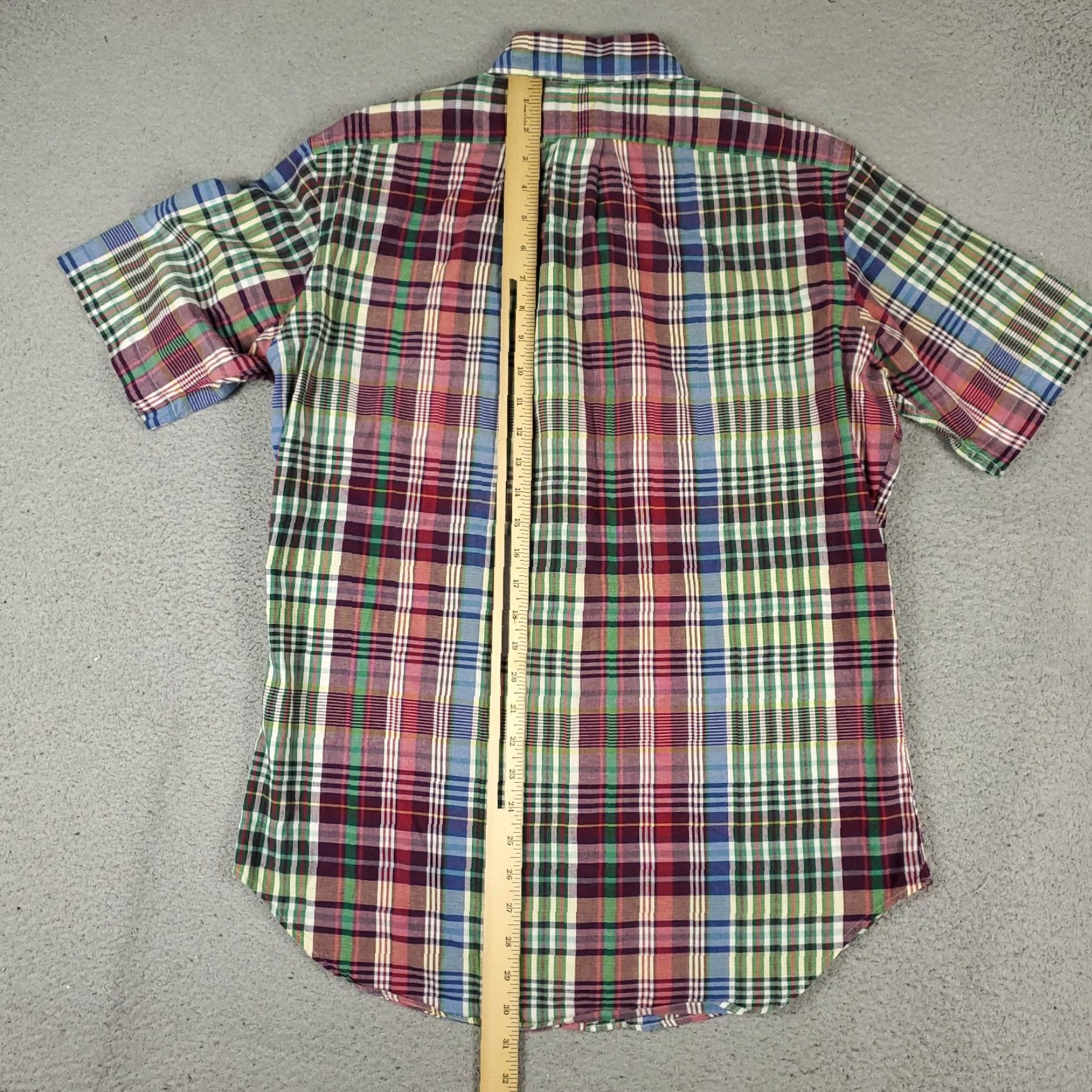 Ralph Lauren Ralph Lauren Shirt Mens Small Red Plaid Pony Casual Button Up Short Sleeve Size US S / EU 44-46 / 1 - 4 Thumbnail