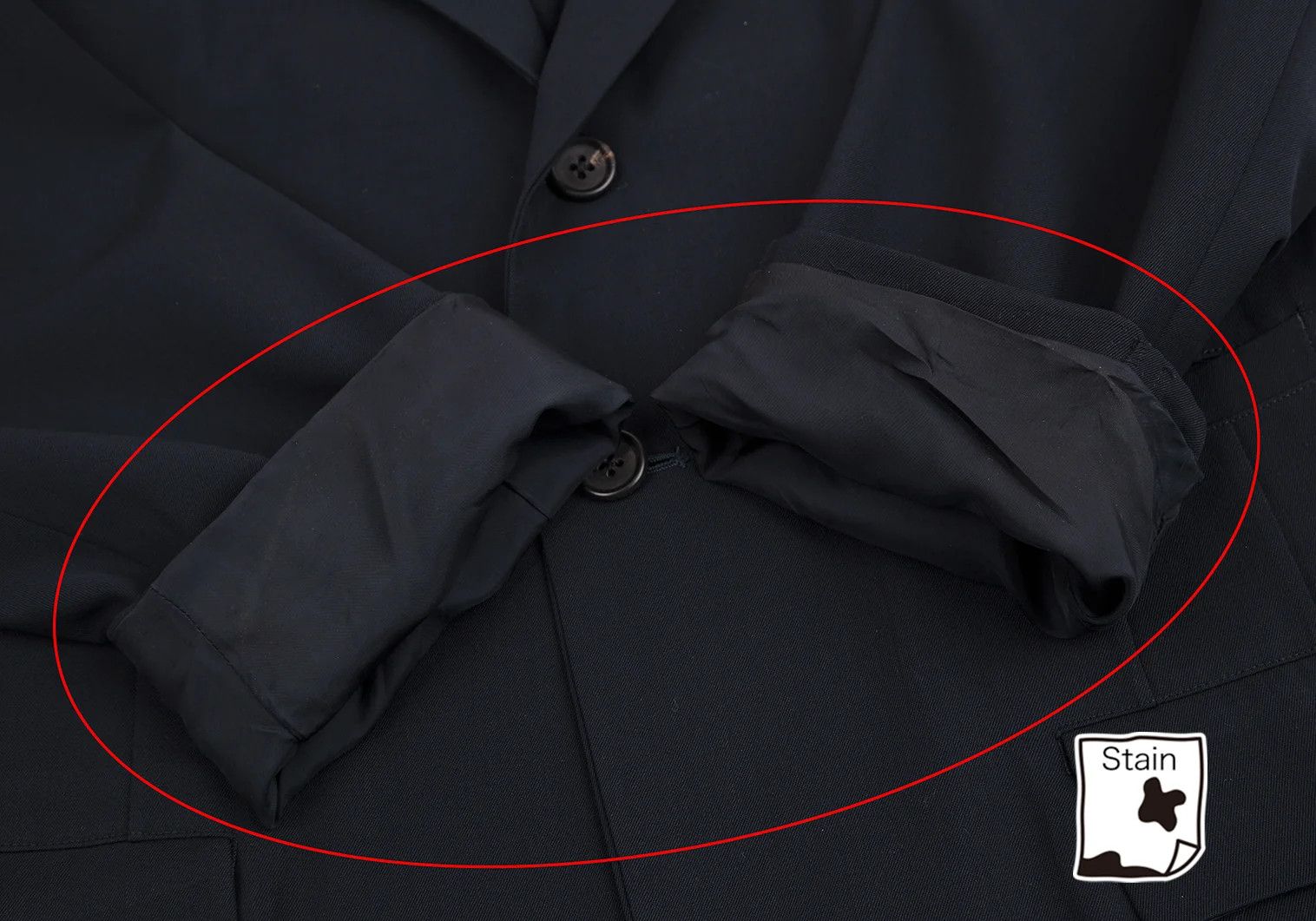 Yohji Yamamoto Yohji Yamamoto Wool Gabardine Jacket Navy S Size US S / EU 44-46 / 1 - 9 Thumbnail