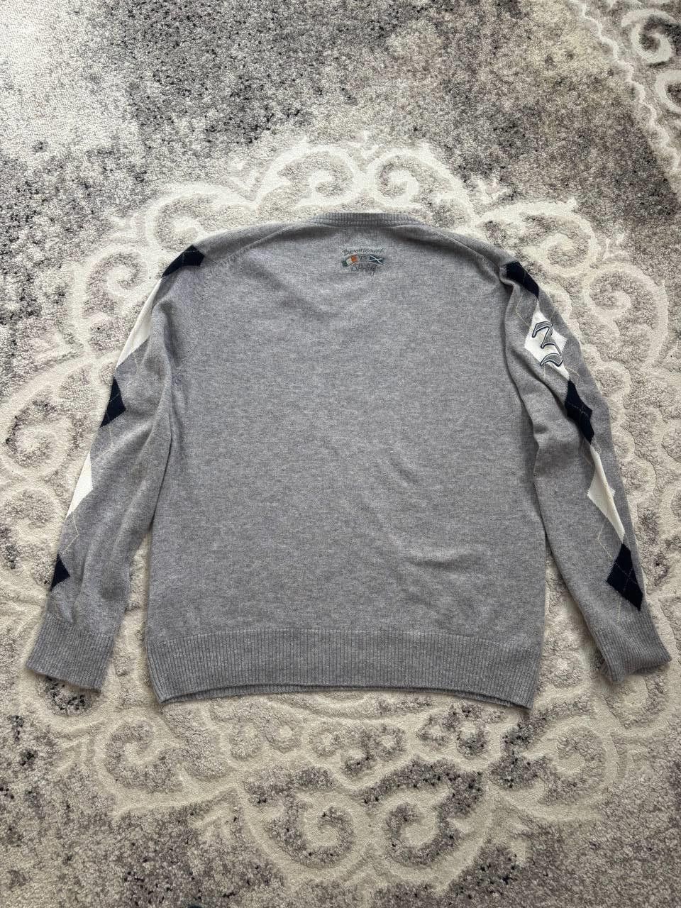 La Martina La Martina Cashmere & Wool "Black Clover" Sweater (Fits XL) Size US XL / EU 56 / 4 - 4 Thumbnail